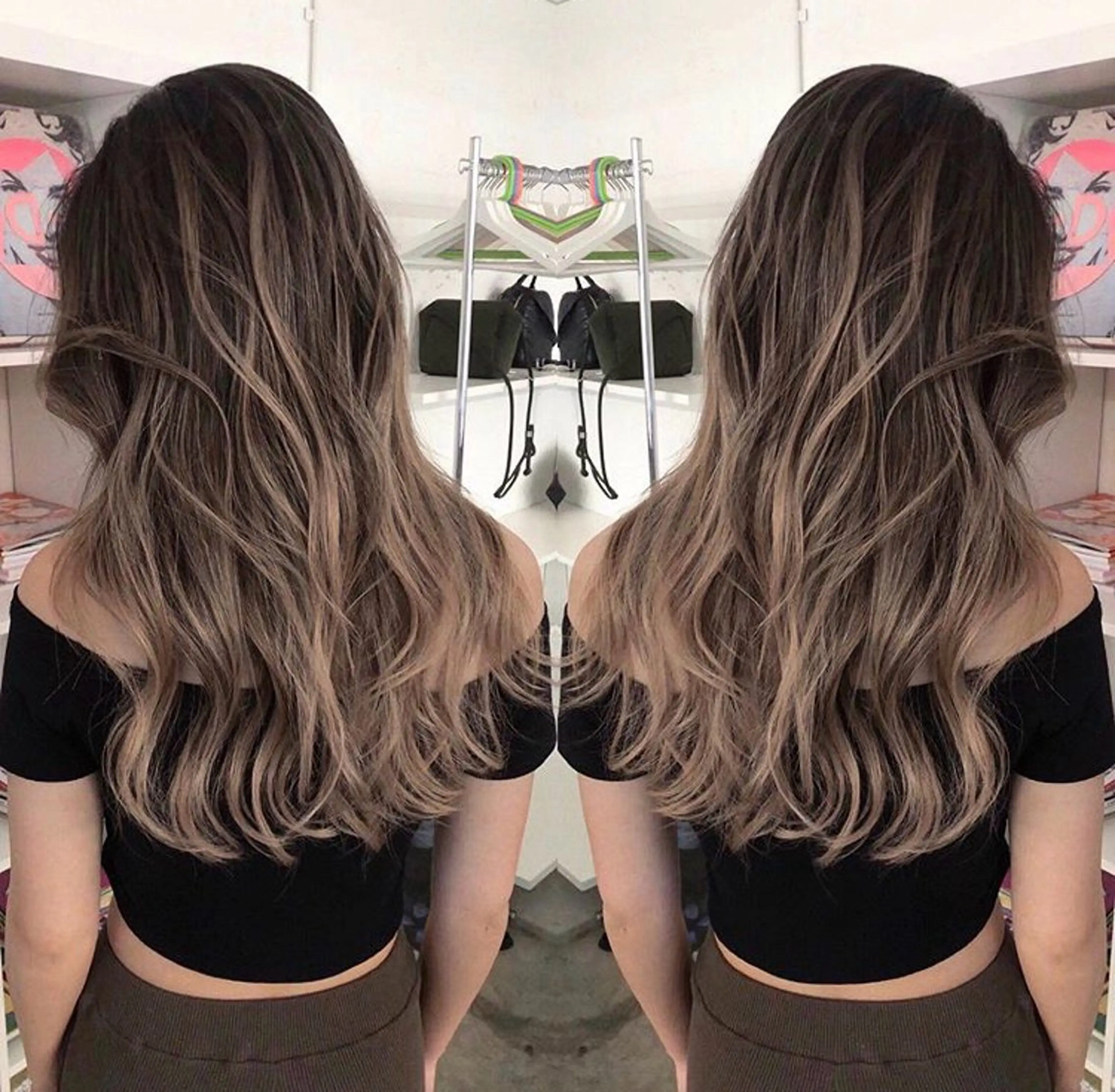 ロング カラー イズ ミのヘアスタイル