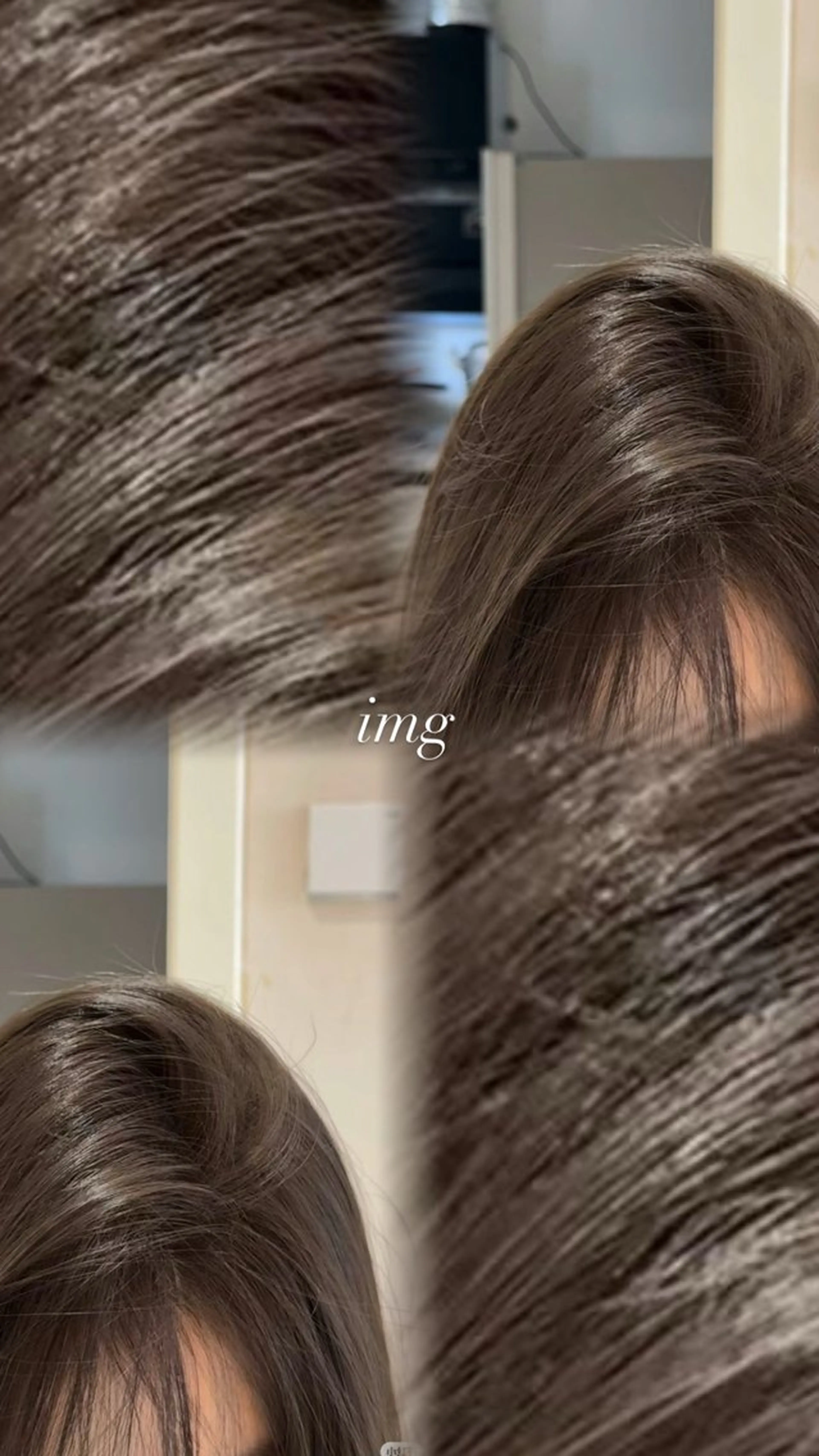 ロング ダブルカラーベージュ カラー/tuburaのヘアスタイル