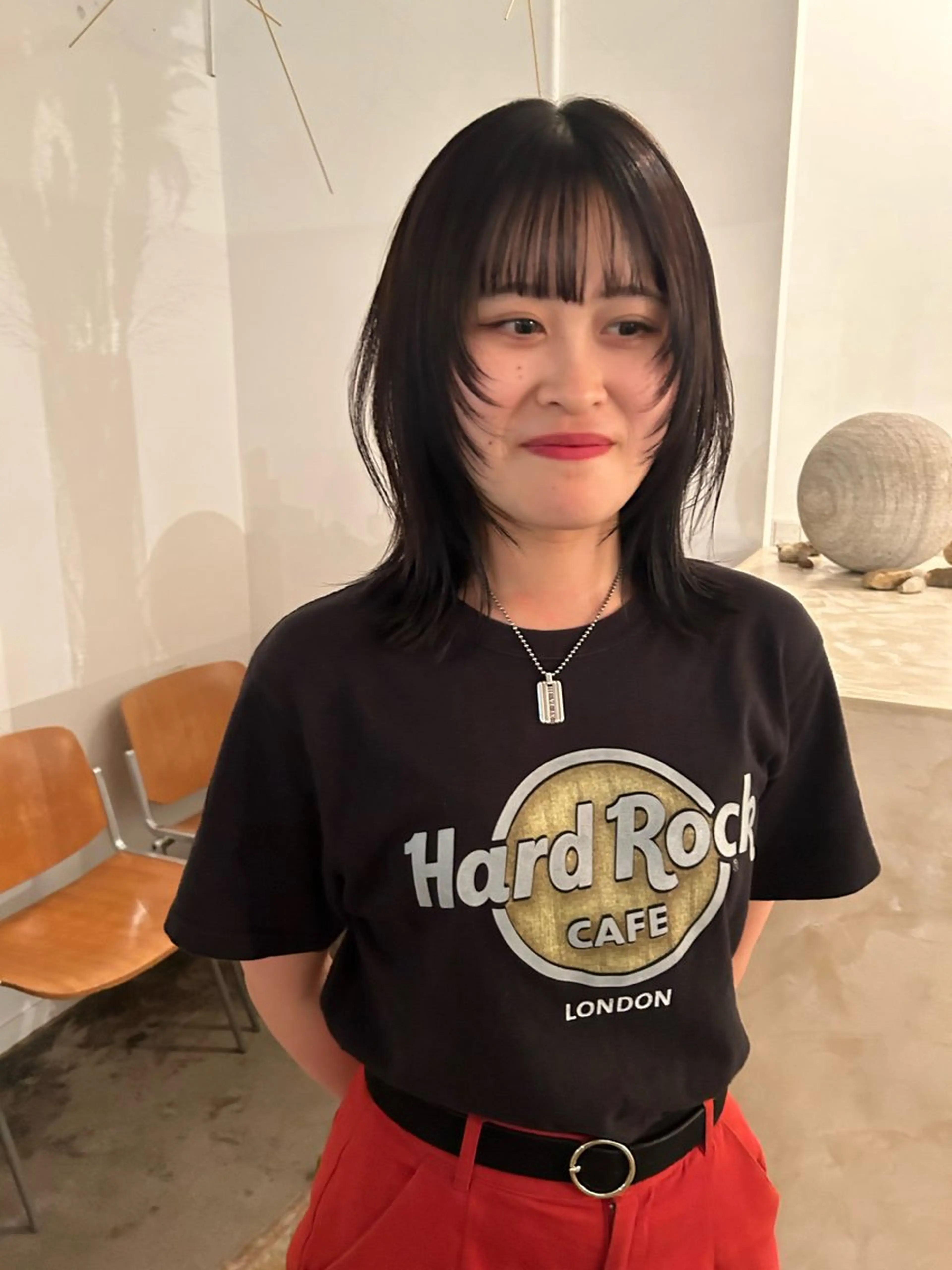 セミロング 原 瑞希のヘアスタイル