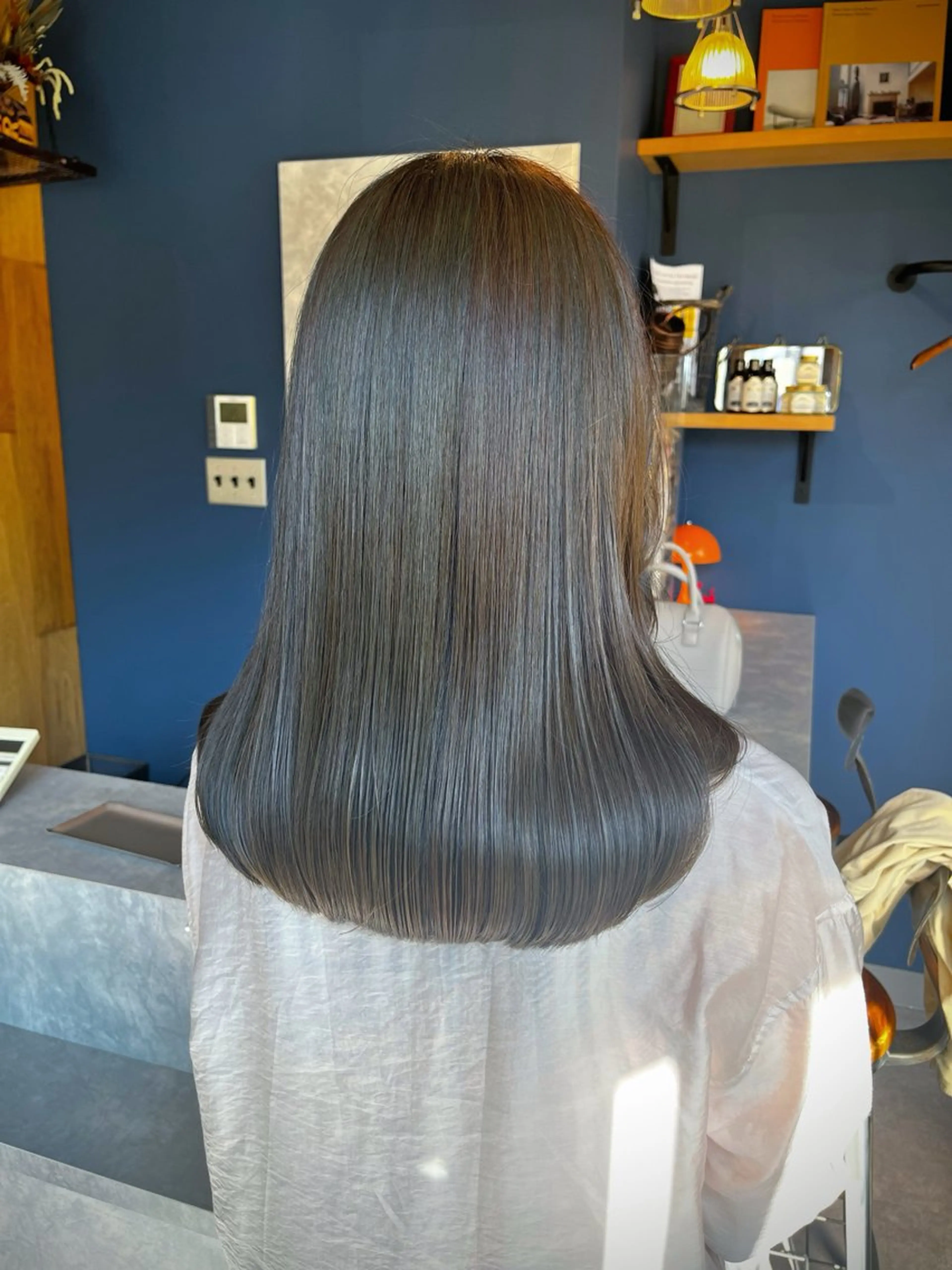 ミディアム カラー kivi 【キヴィ】所属・似合わせカット Rinka🌻のヘアスタイル