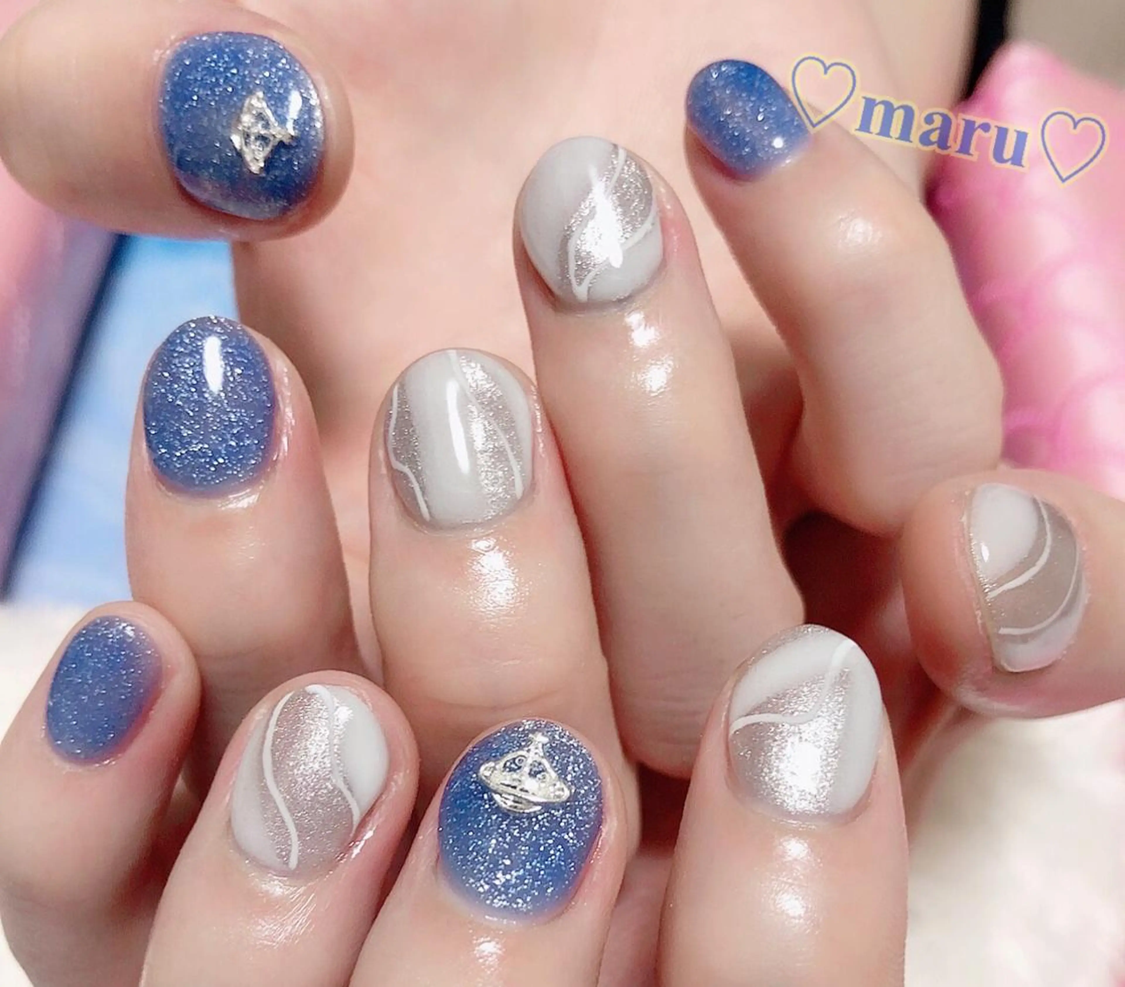 ネイル ジェルネイル ハンドネイル フットネイル まるみ♡7/1〜値上 げ致します(>_<)のその他イメージ