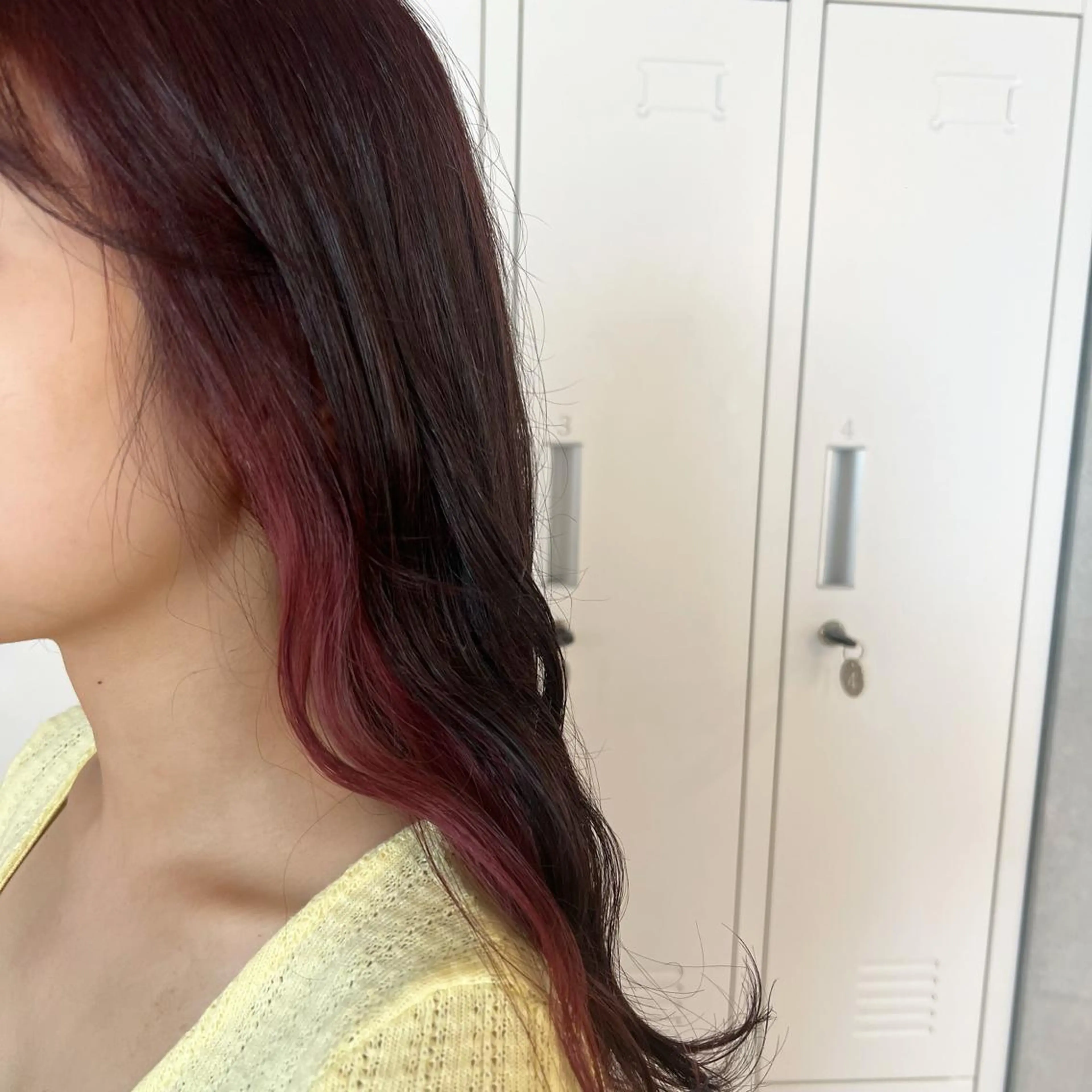 カラー ブラウンカラー インナーカラー ピンクカラー 🎀 夏秋🎀のヘアスタイル