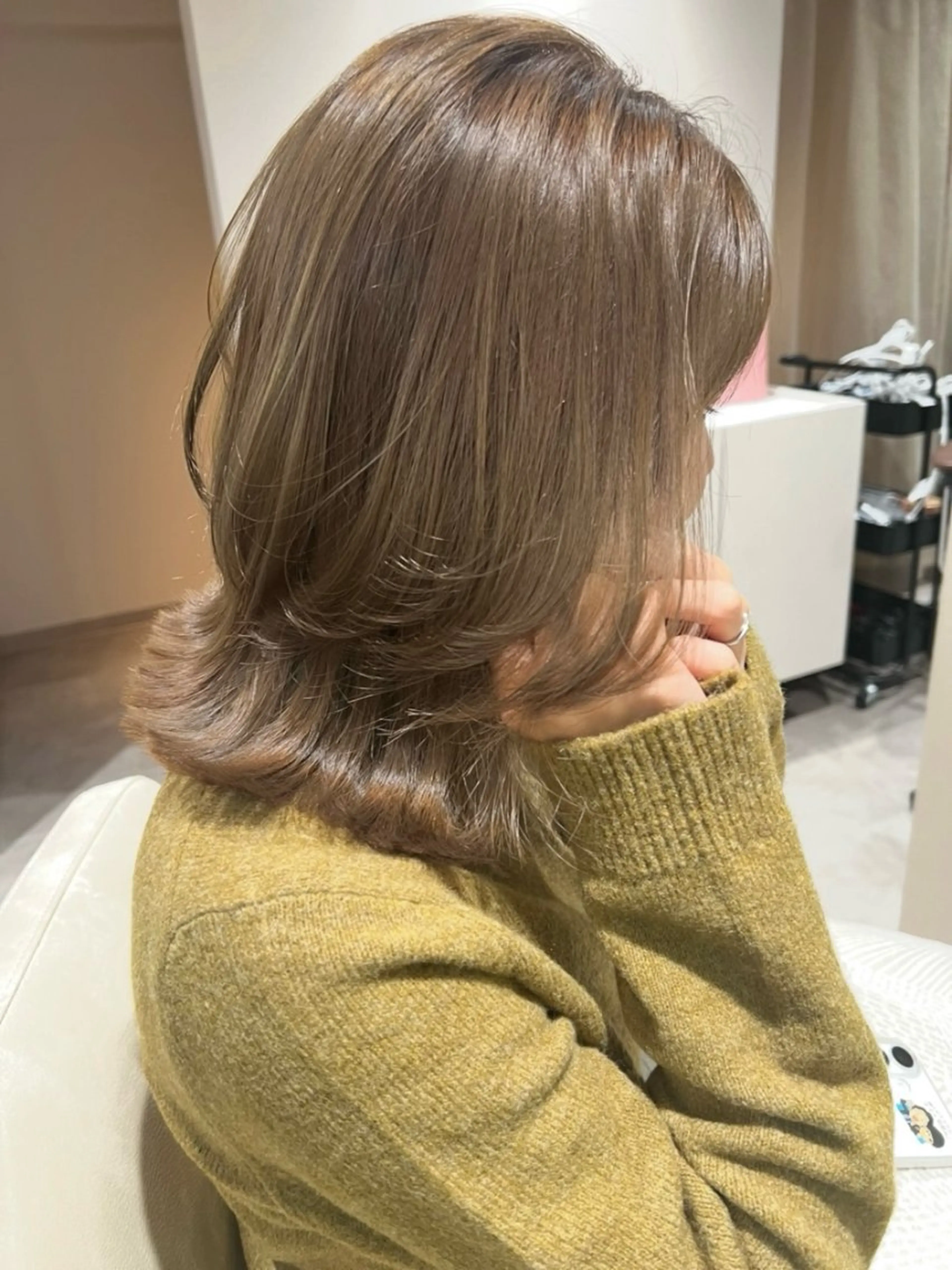 ミディアム カット ヘアカラー トリートメント lane HAIR 【大阪京橋】KISAのヘアスタイル