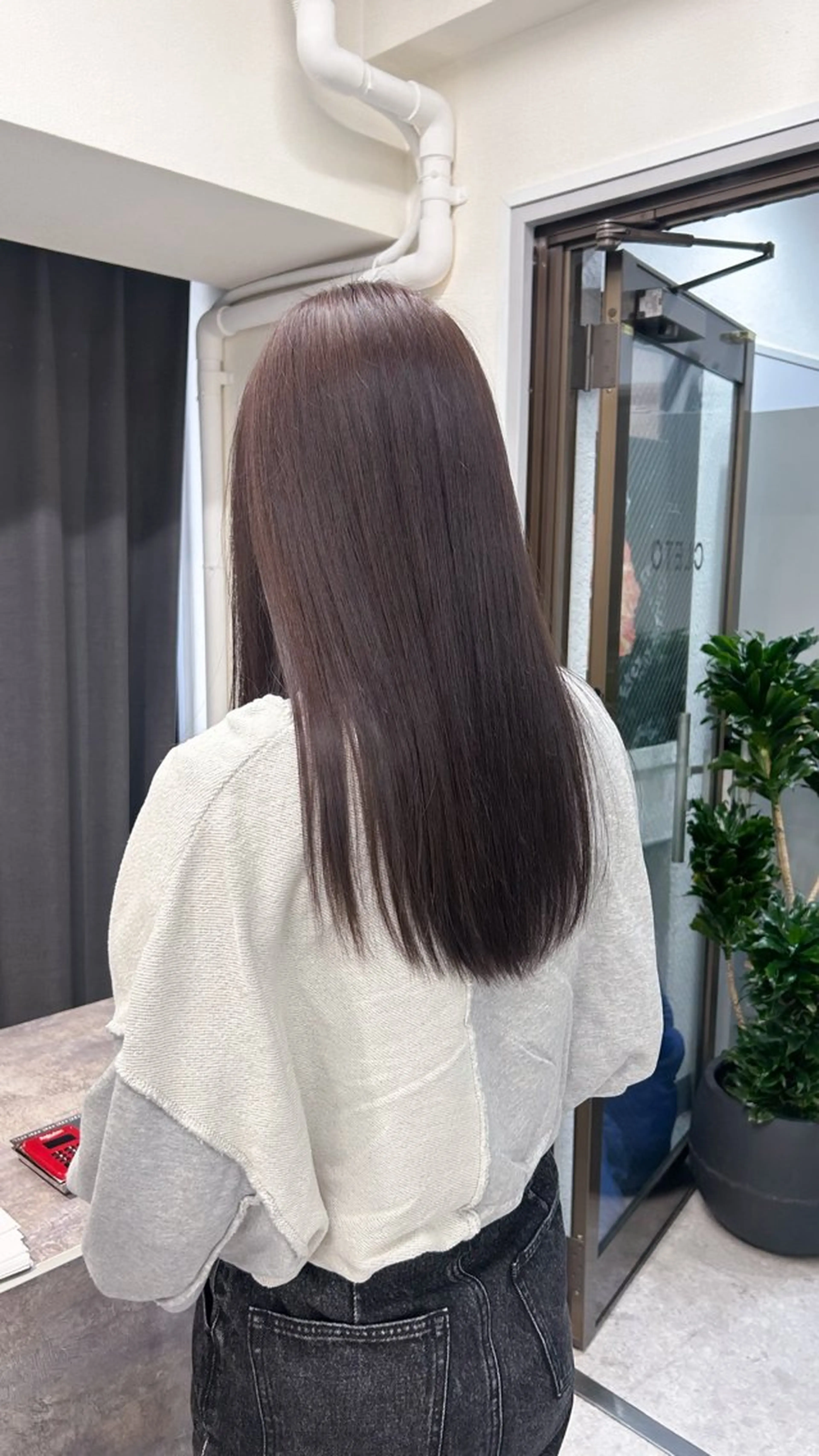 ロング カラー ブリーチ ダブルカラー ブリーチなしカラー CLETO HONOKAのヘアスタイル