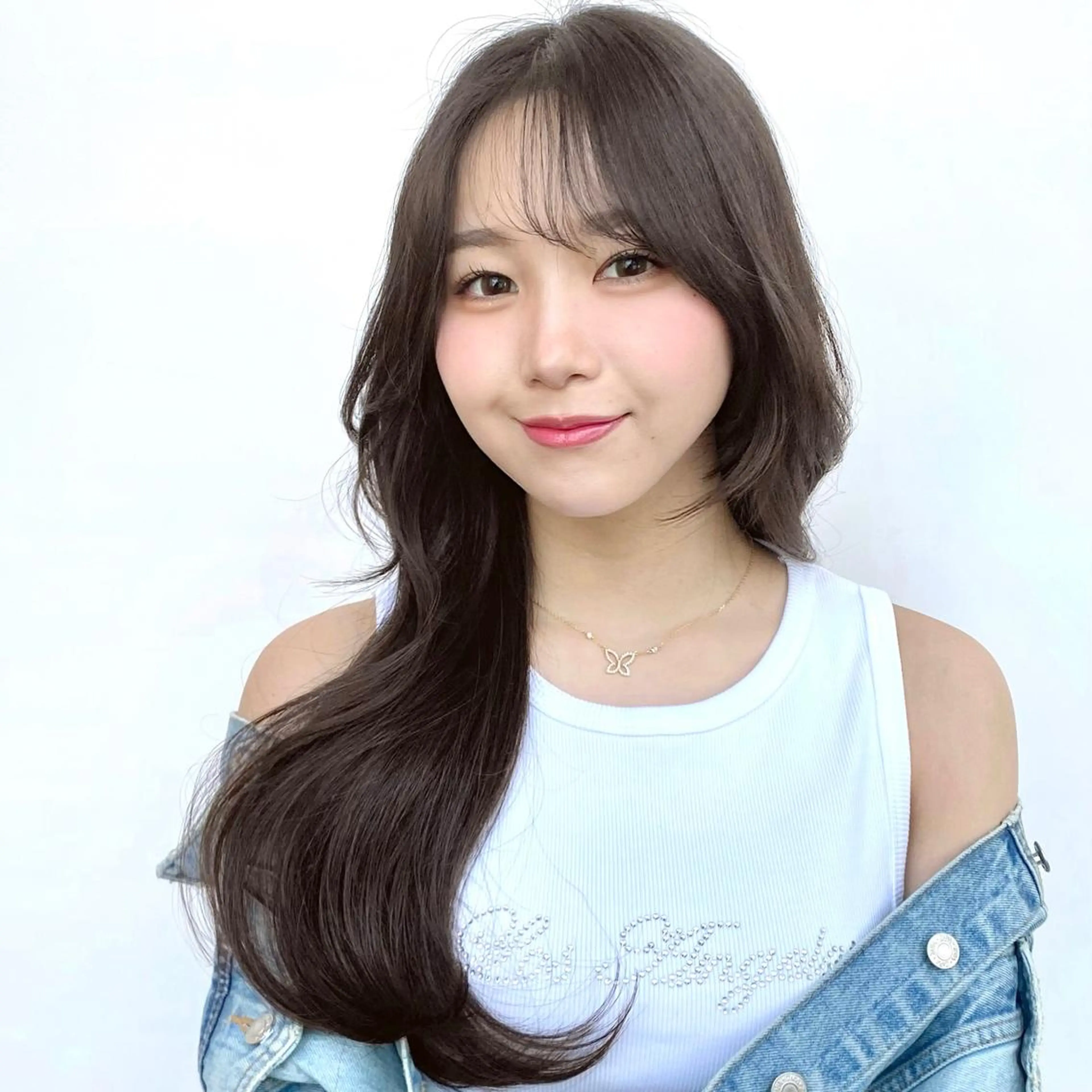 ロング 韓国風ヘア レイヤーカット カット ヘアカラー トリートメント 韓国くびれレイヤー 🇰🇷はづきのヘアスタイル