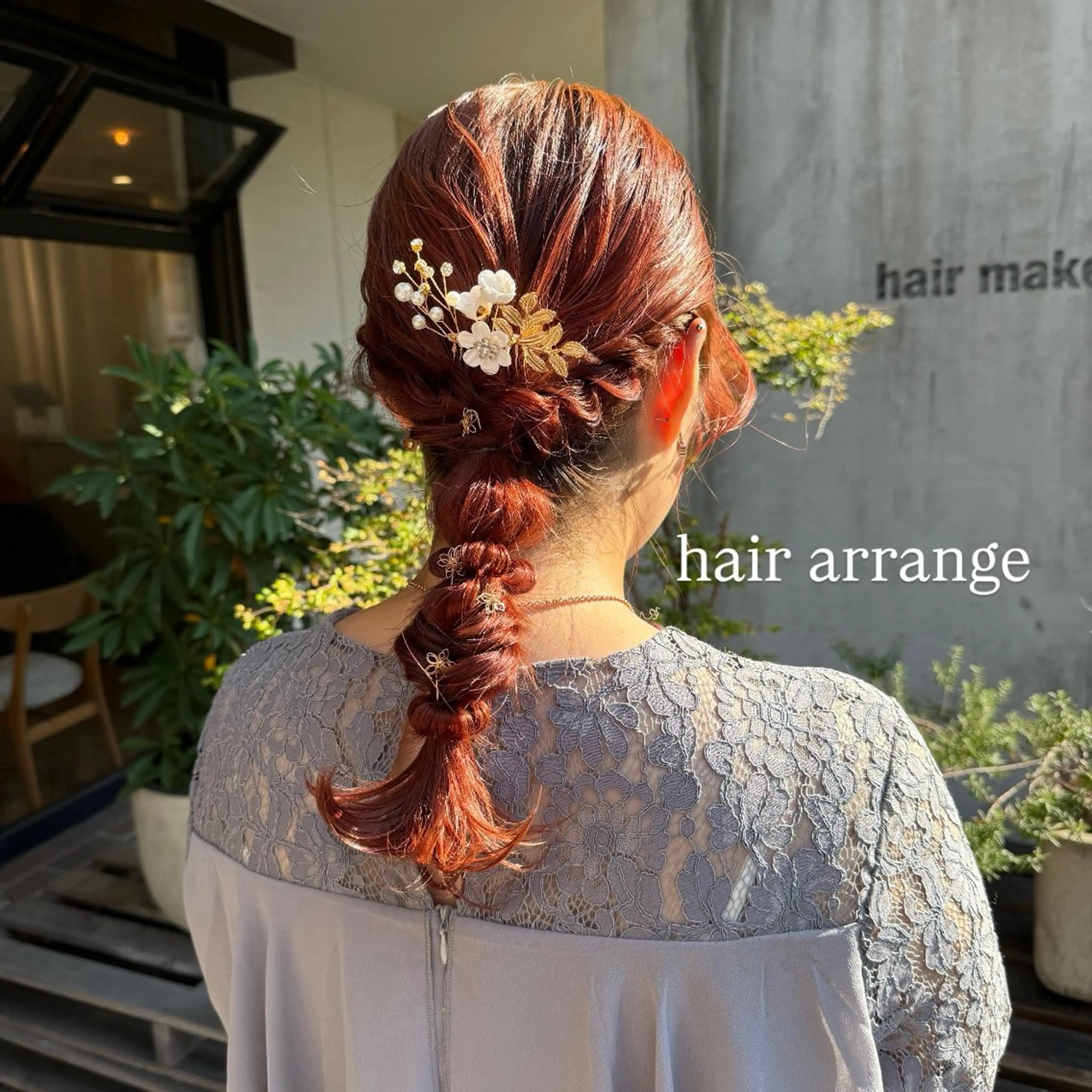 ヘアアレンジ 結婚式・ブライダル みなみ/韓国ボブ/ 韓国レイヤーのヘアスタイル