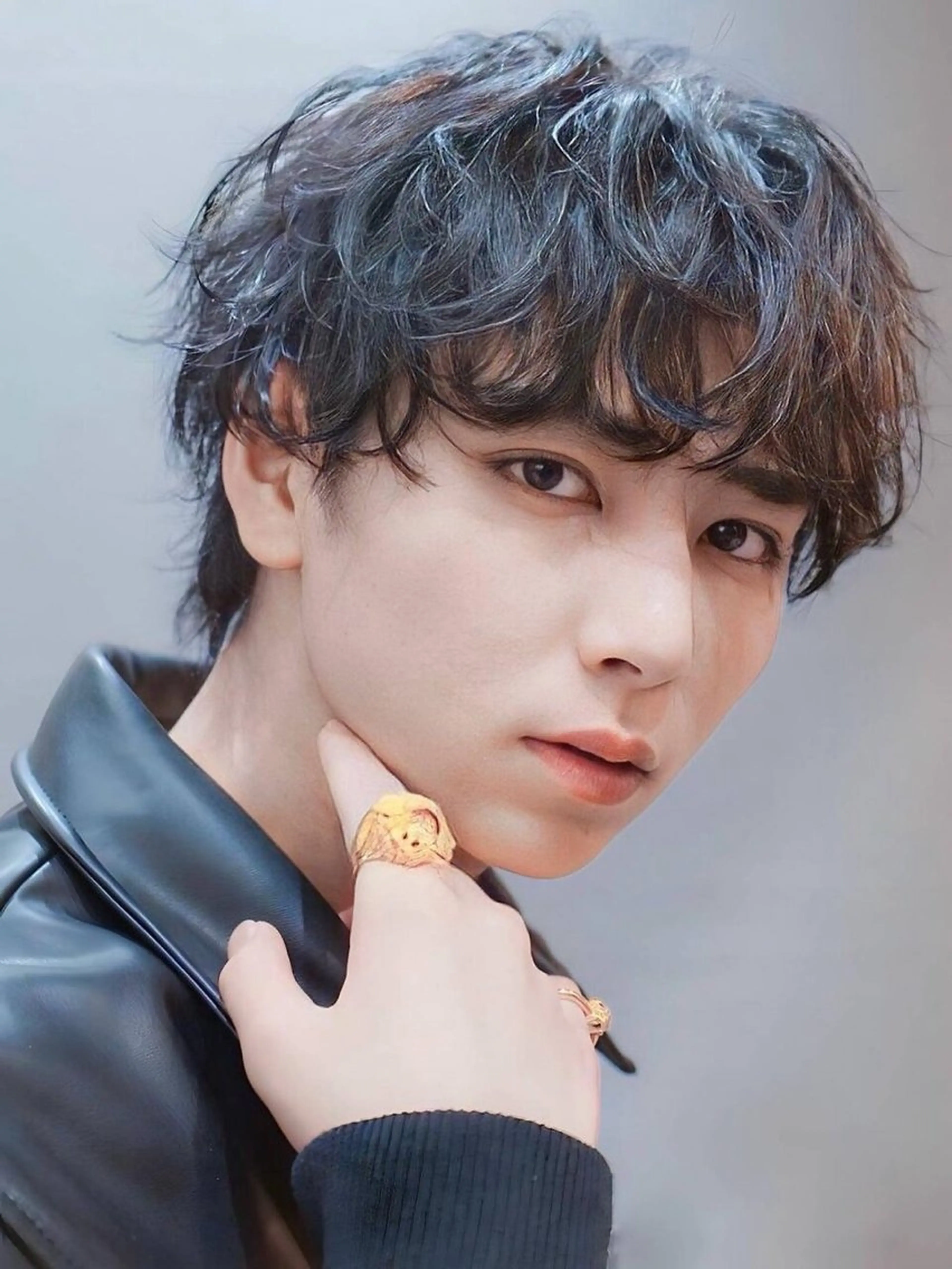 パーマ メンズ カット パーマ 寒河江 実夢のヘアスタイル