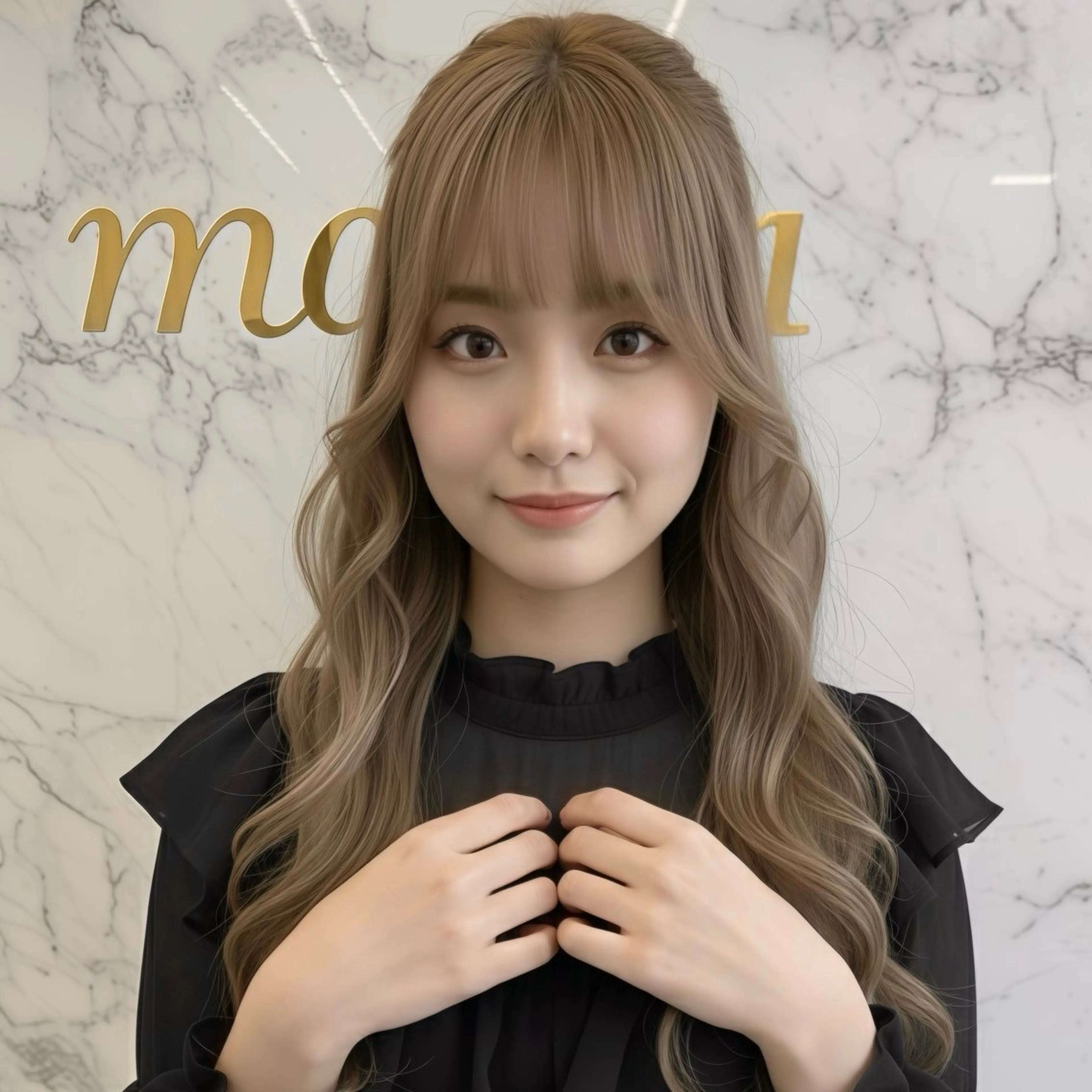 ロング ヘアカラー 倉林隆一/艶髪🌸 透明感/髪質改善のヘアスタイル