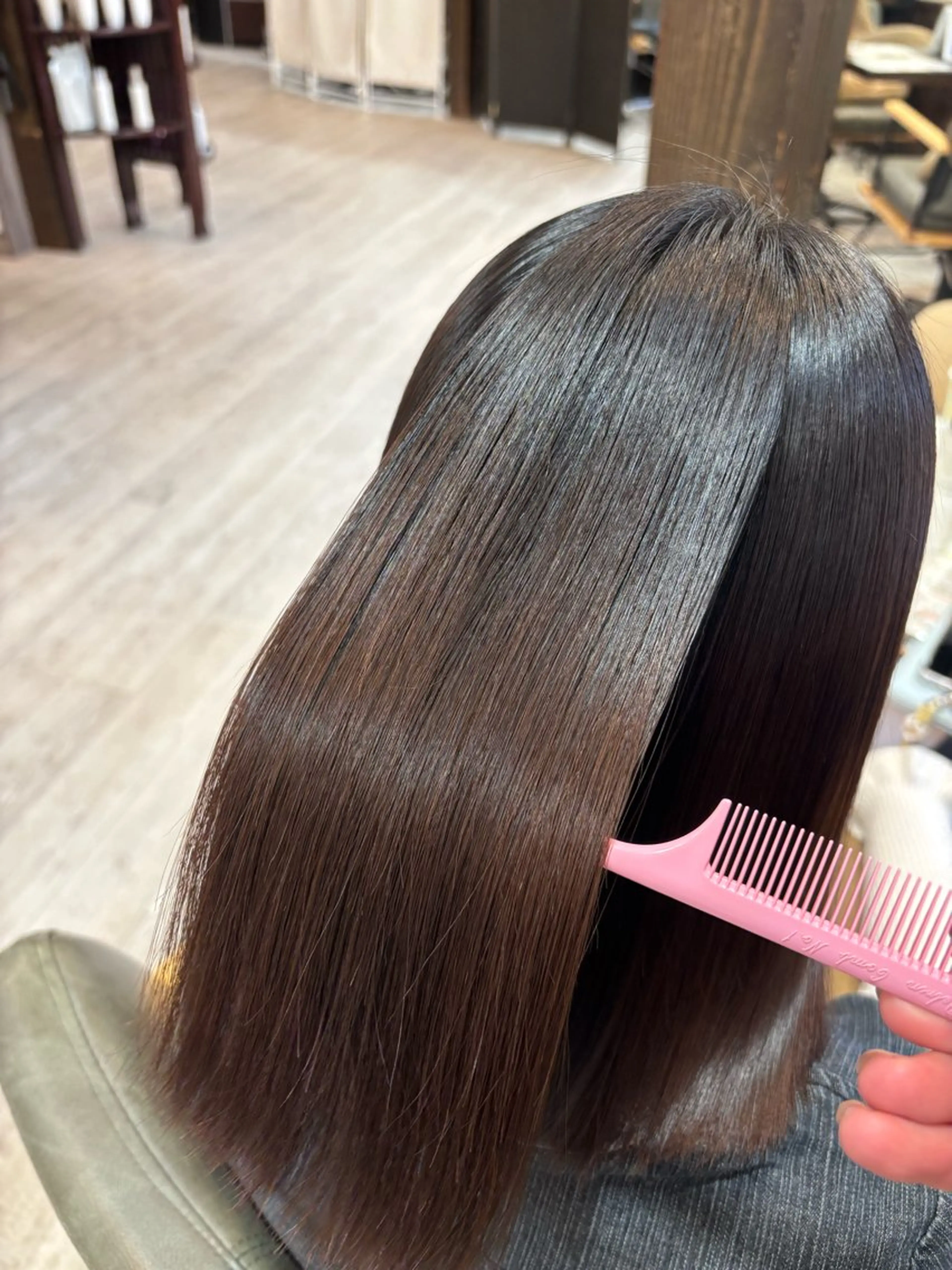 ミディアム 縮毛矯正 【モデル様募集中】 渡邊 マサキのヘアスタイル