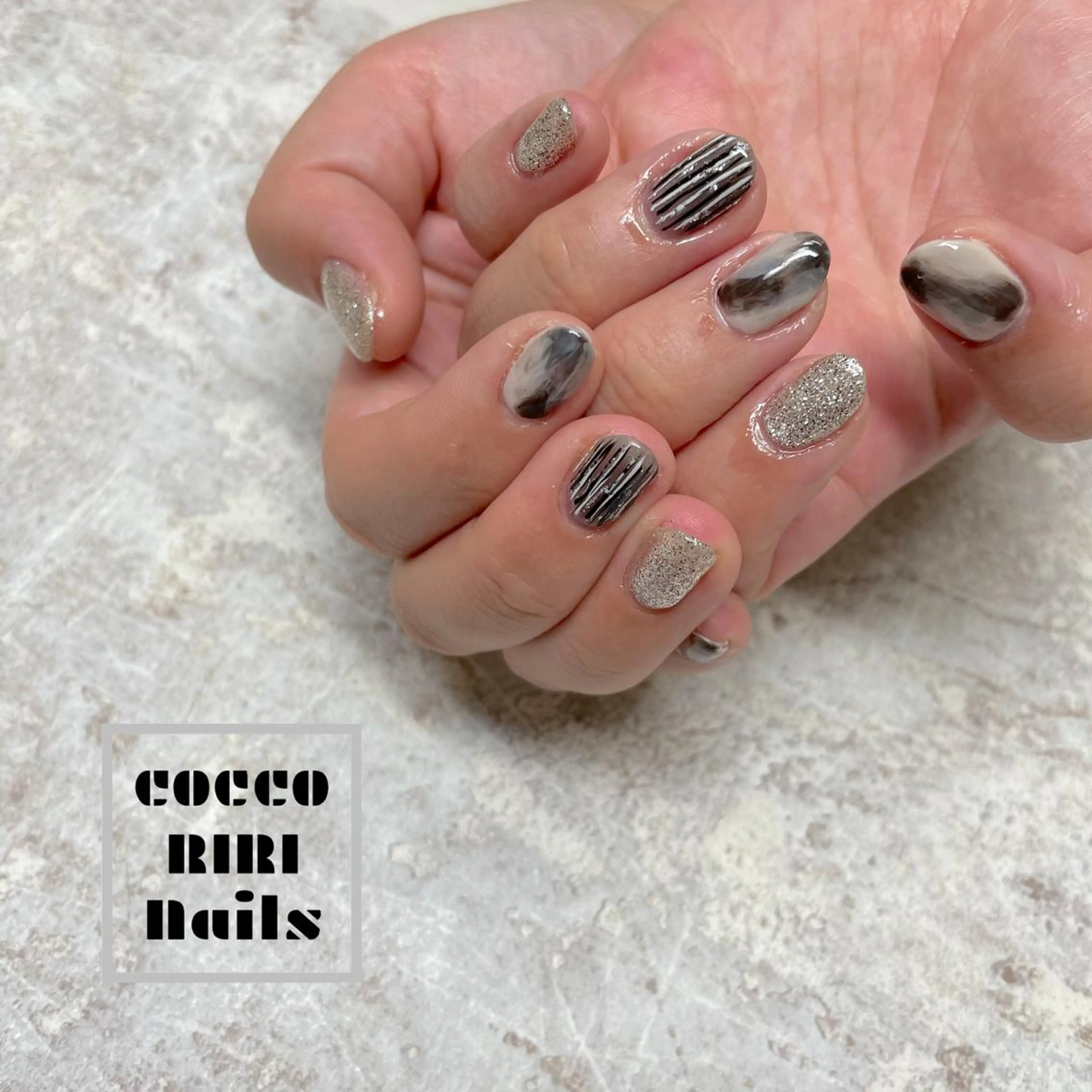 ネイル アートネイル フットネイル ジェルネイル ミラーネイル ニュアンスネイル ensowa✱laf NAILのネイルデザイン