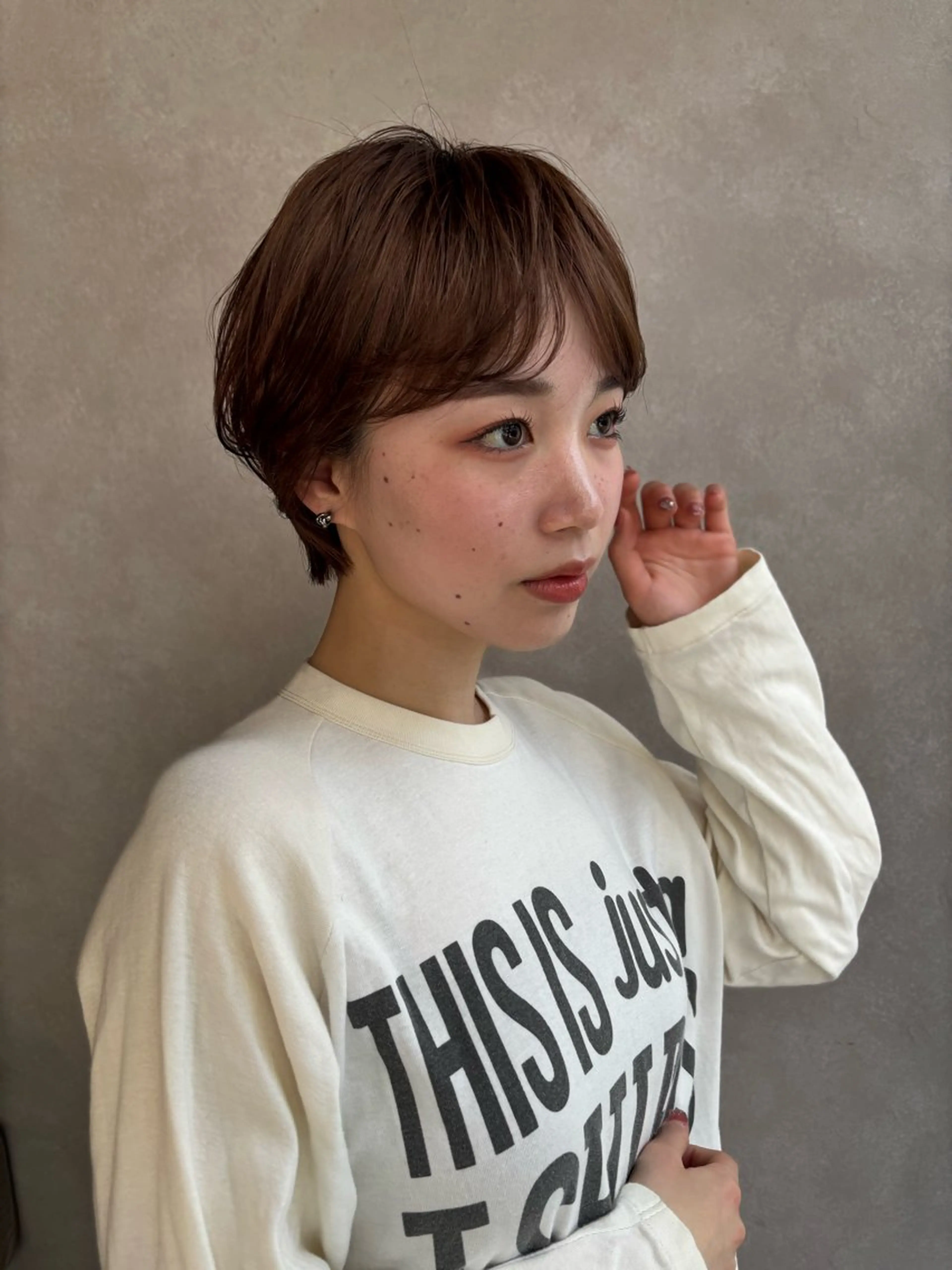 ショート Un ami  omotesando所属・渡邊 百咲のヘアスタイル