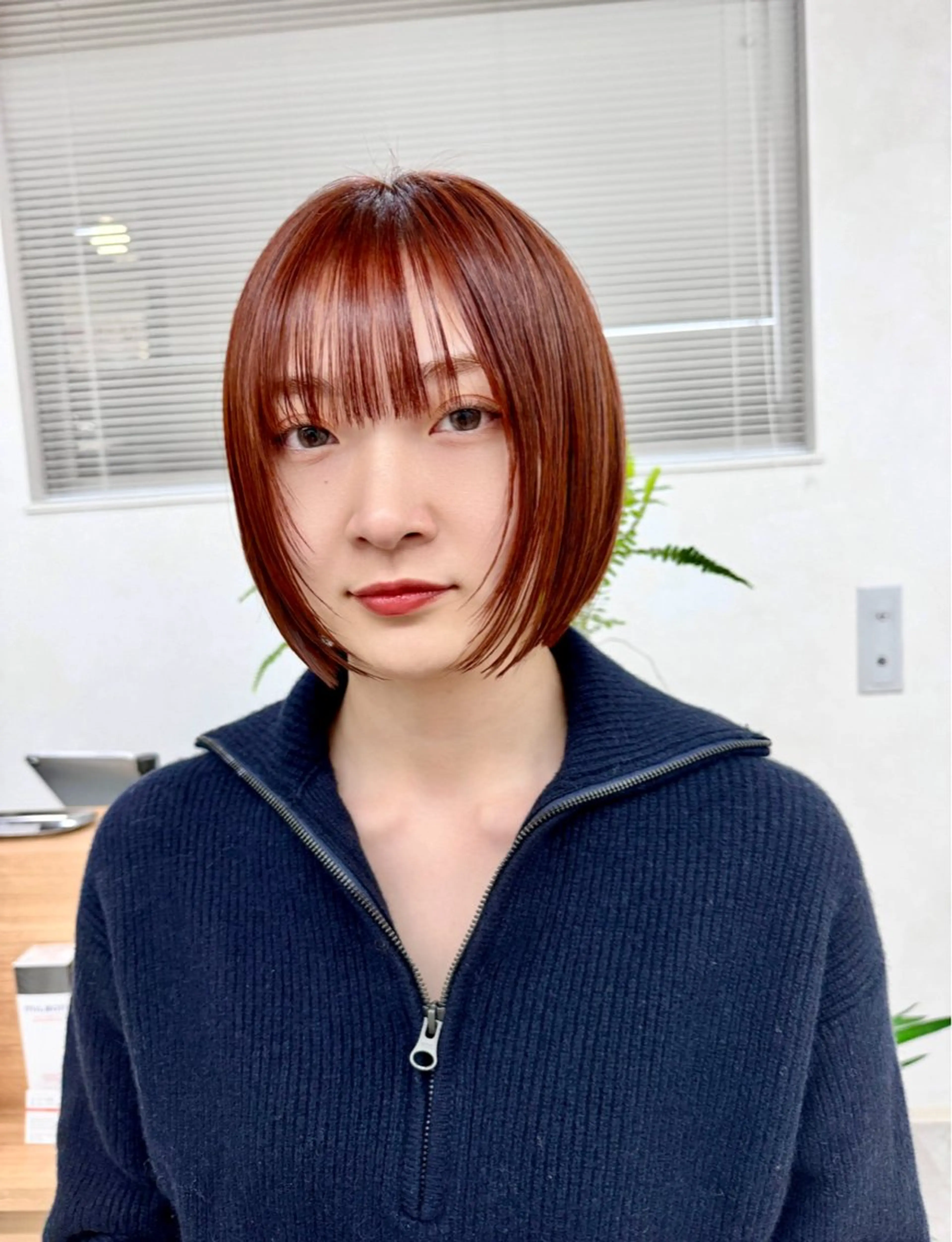 ショート カラー ヘアアレンジ ブラウンカラー オレンジ オレンジブラウン トリートメント カット ヘアカラー トリートメント Sail 【セイル】のヘアスタイル