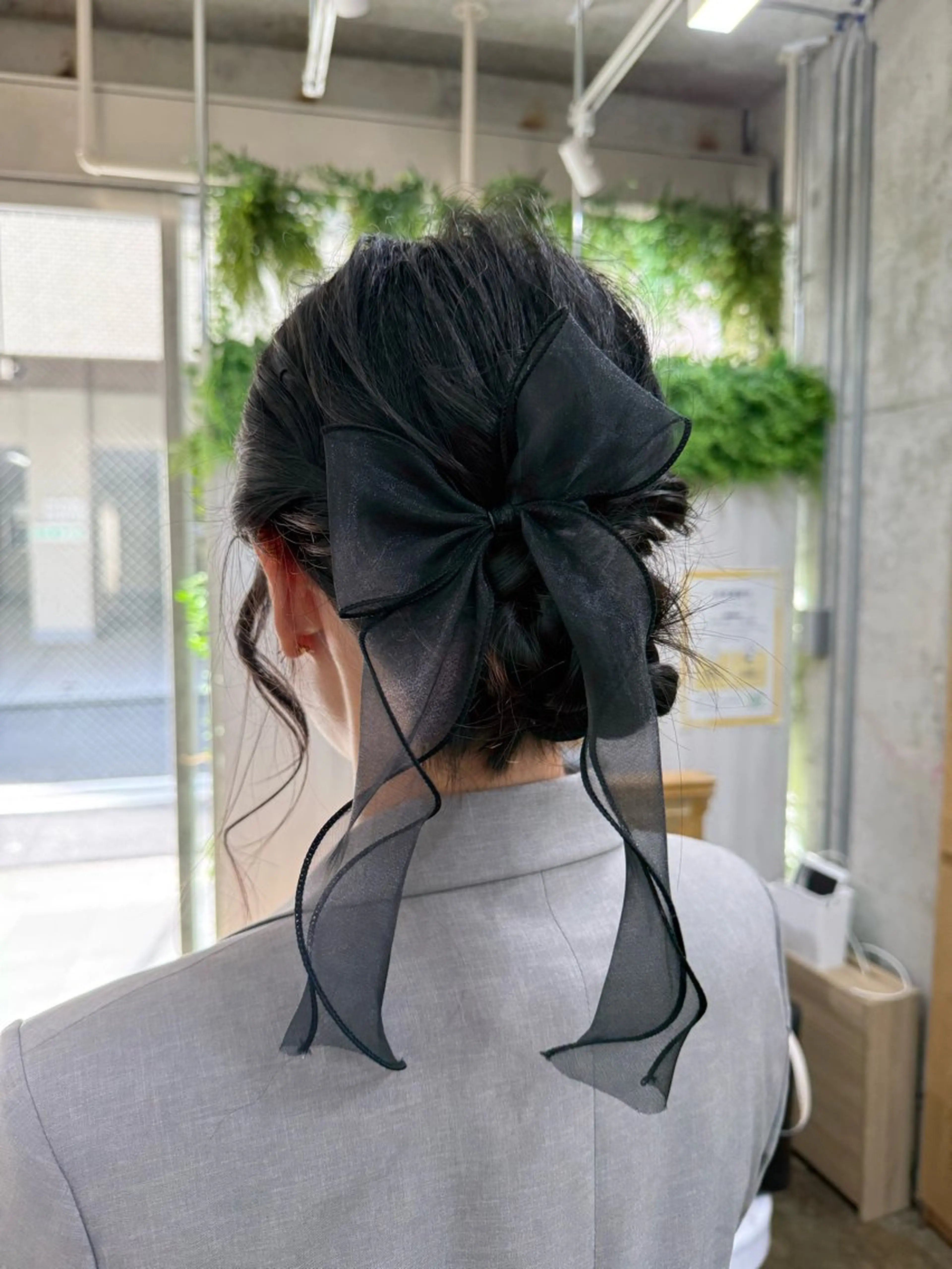 ロング ヘアアレンジ 結婚式・ブライダル 浴衣 ヘアセット 縮毛矯正/ /関内/あべももこのヘアスタイル