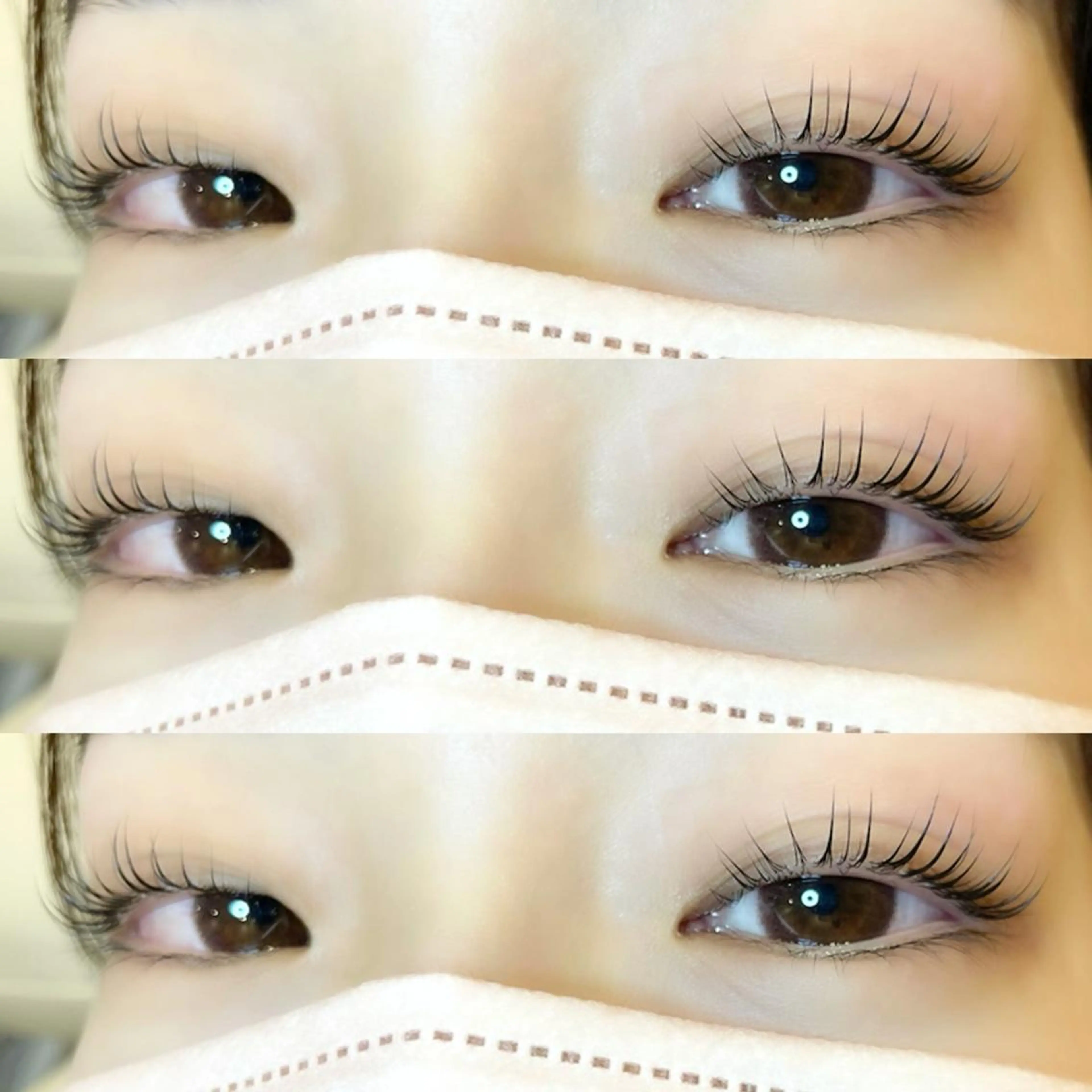 マツエク・マツパ フラットラッシュ ナチュラル パリジェンヌラッシュリフト まつげパーマ 一重×まつ毛パーマ マツパ 💕丸島 夏名🐰🍀のマツエク・マツパデザイン