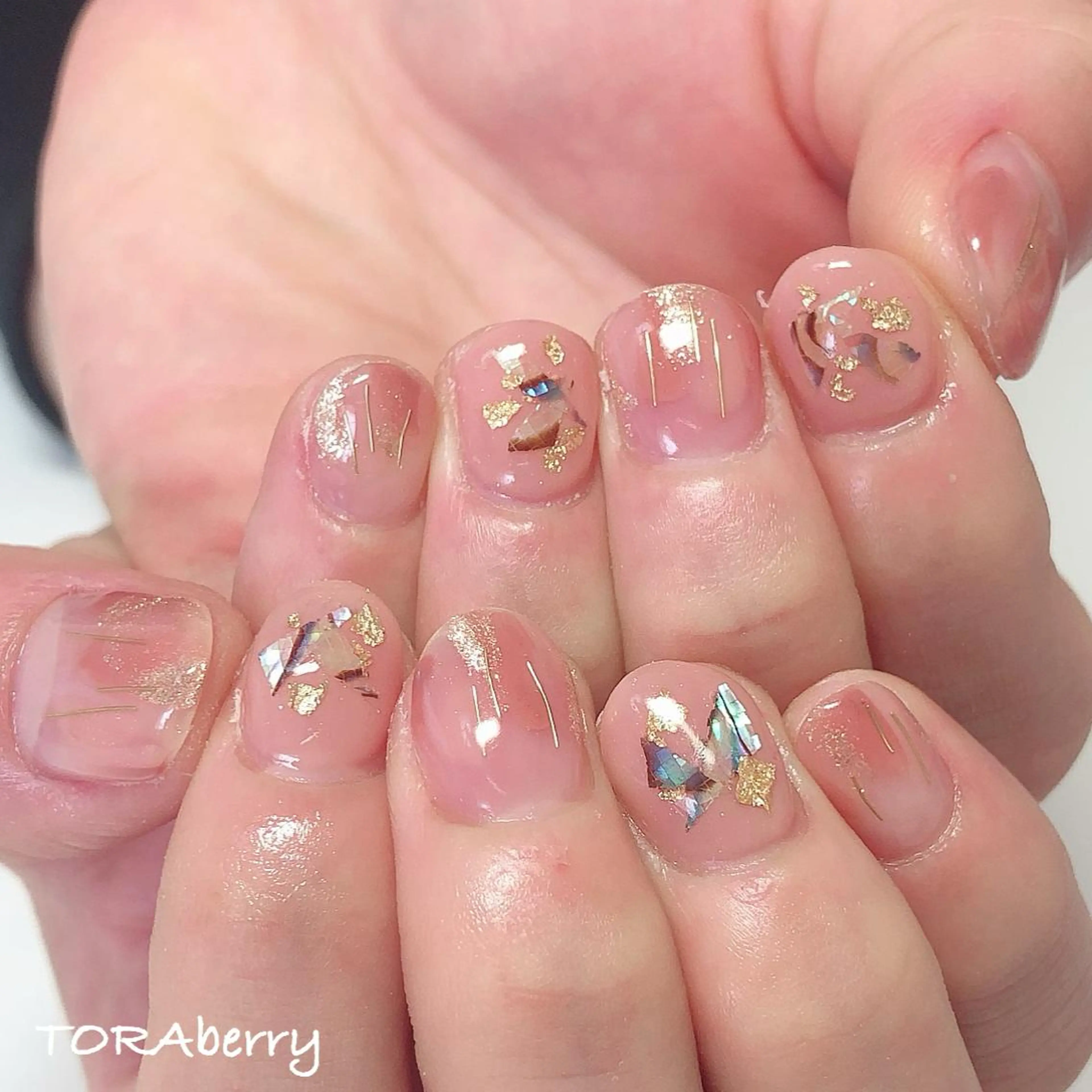 ネイル ニュアンスネイル ハンドネイル ネイリスト なつみのネイルデザイン