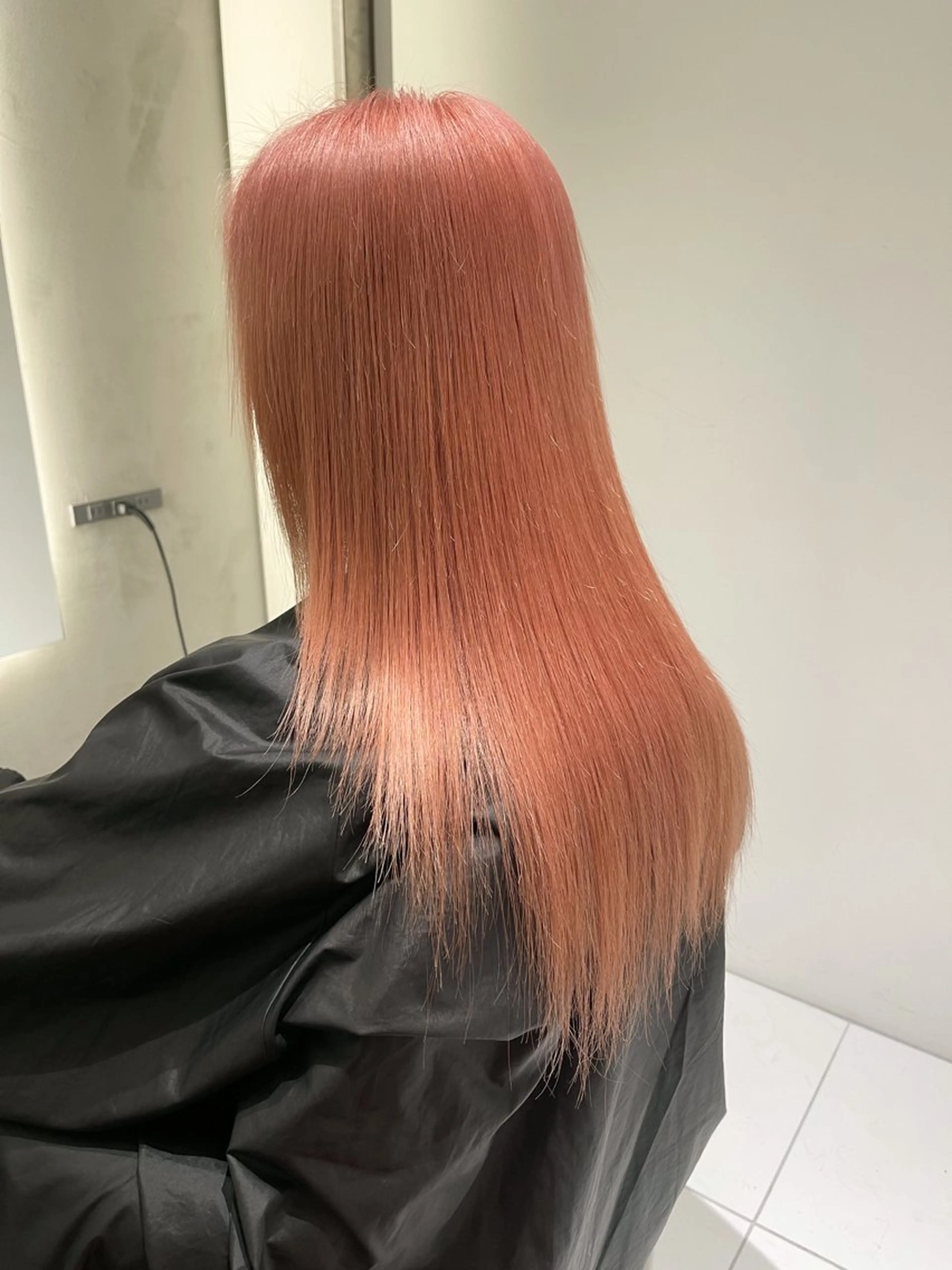 ロング カラー ピンクカラー ヘアカラー トリートメント トリートメント /カラー/NAOKIのヘアスタイル