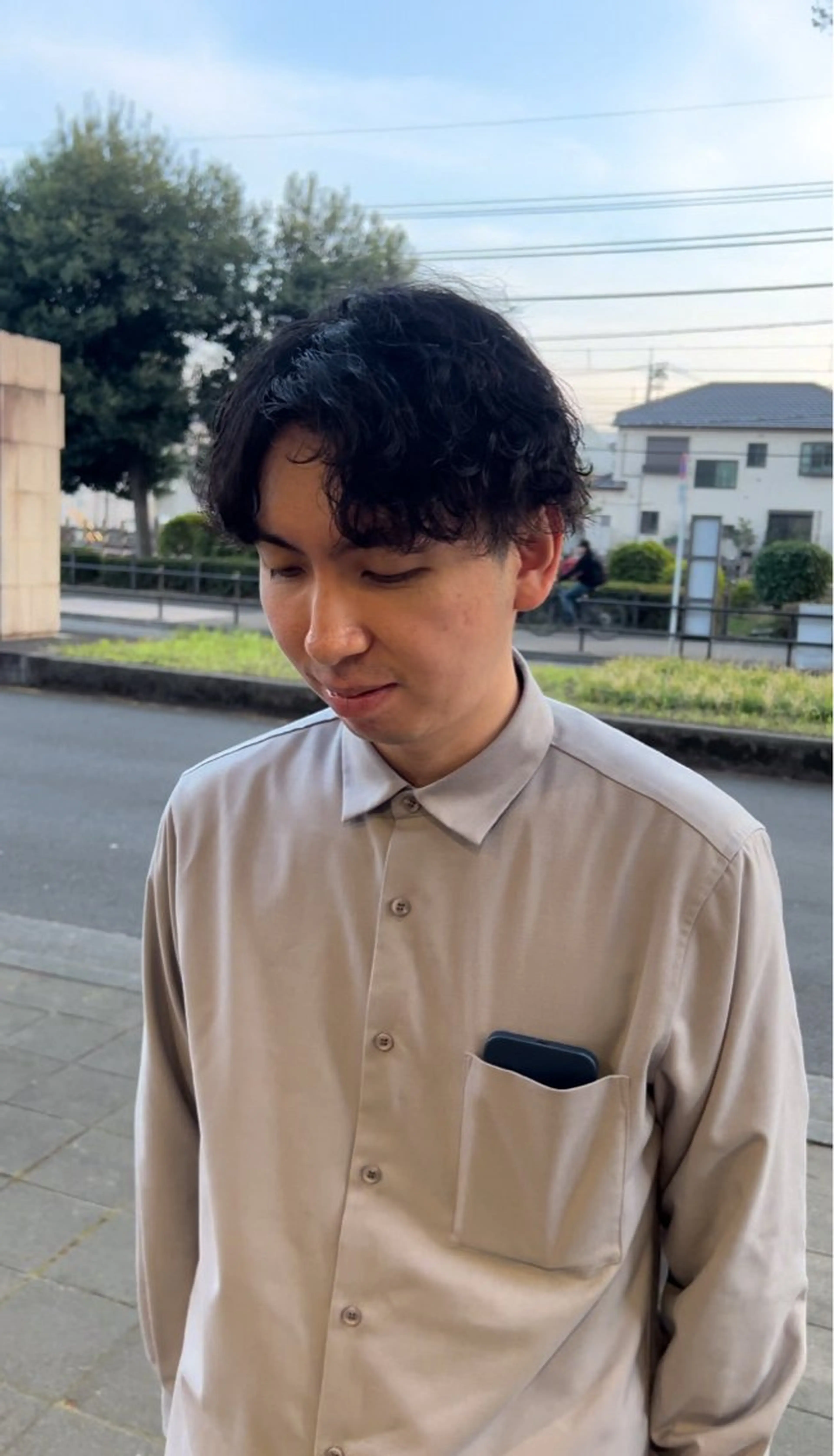 ショート パーマ メンズ メンズパーマ⚜️ 角花ひろゆきのヘアスタイル