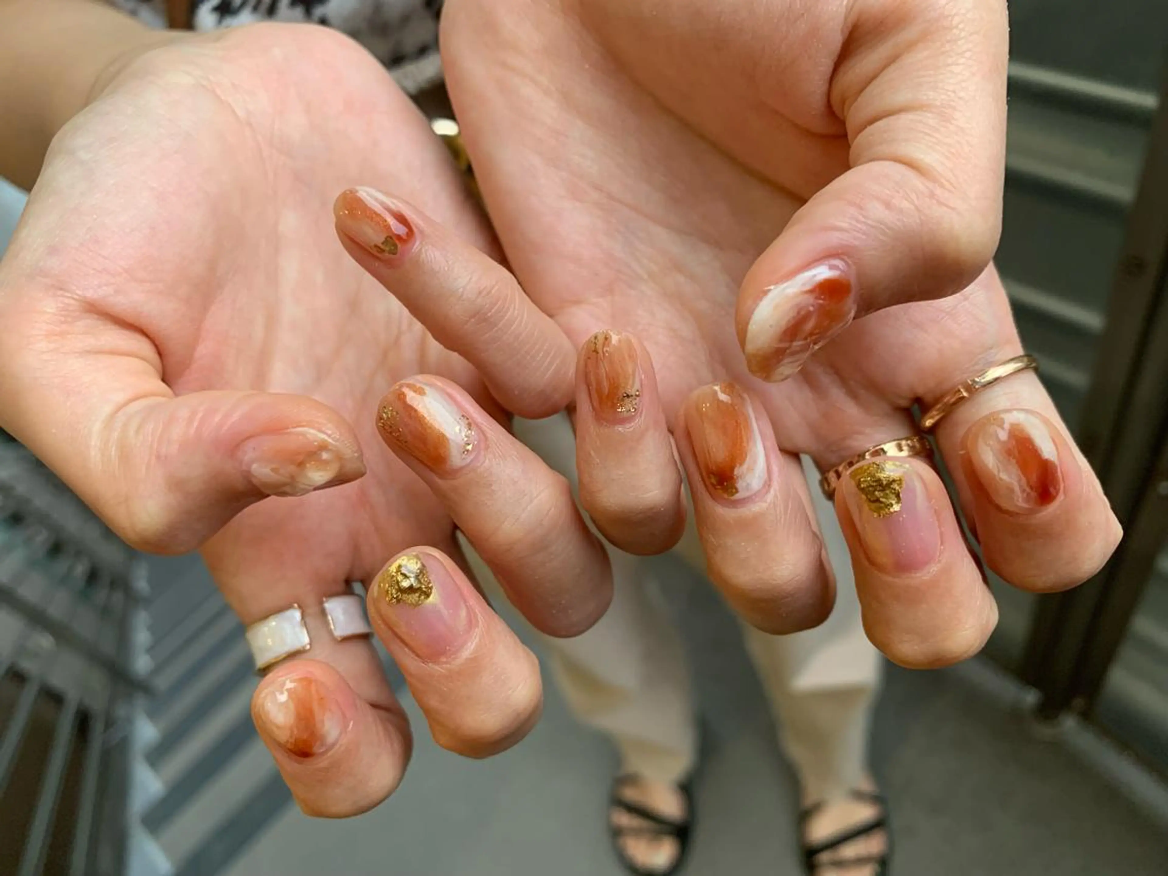 ネイル ニュアンスネイル マキノ ユイのネイルデザイン