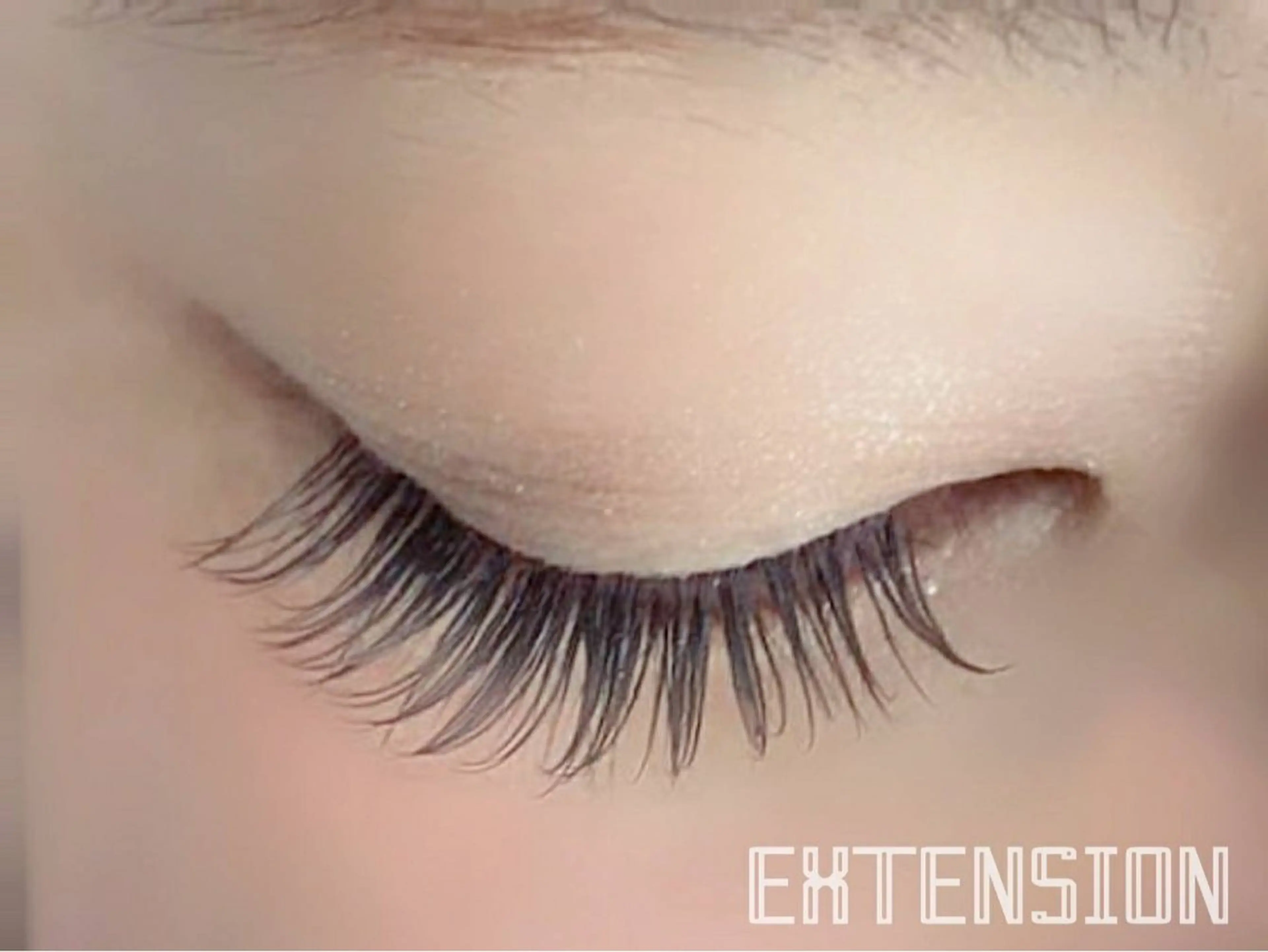 マツエク・マツパ 束感まつ毛 フラットラッシュ 山本 マツゲのマツエク・マツパデザイン