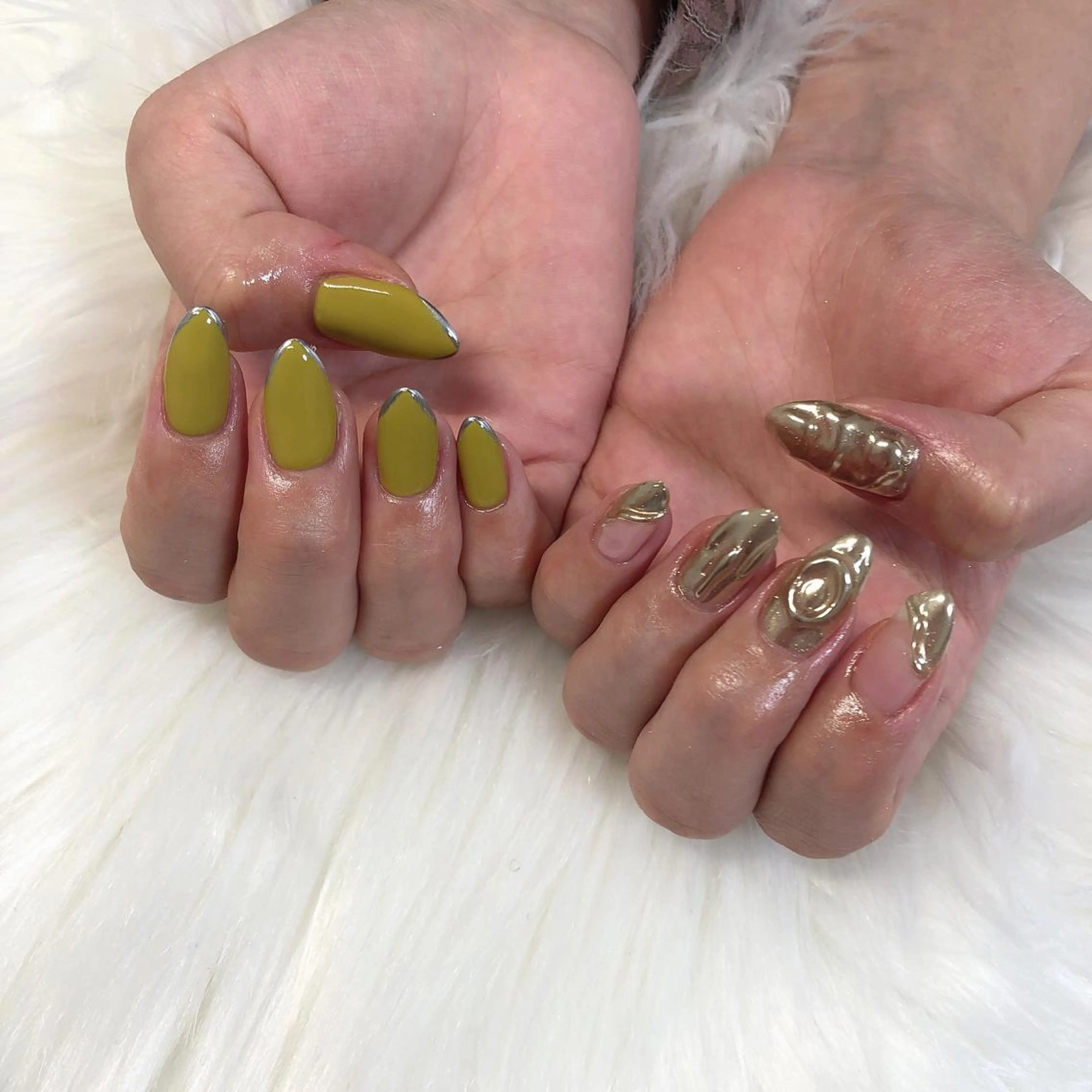 ネイル ハンドネイル 西岡 杏のネイルデザイン