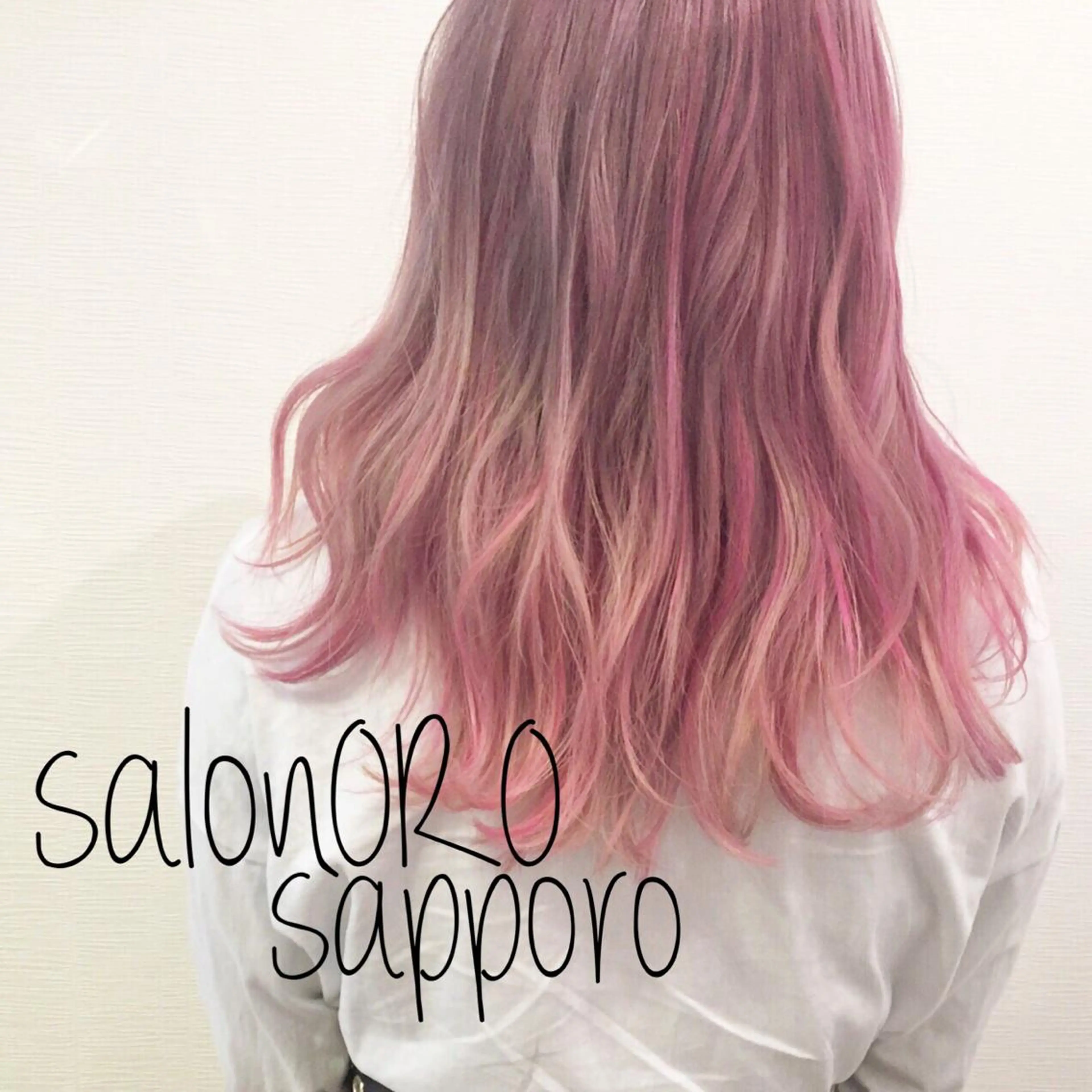 ロング カラー ブリーチ ラベンダーカラー ピンクカラー ユニコーンカラー バイオレットカラー 池田 真由美のヘアスタイル