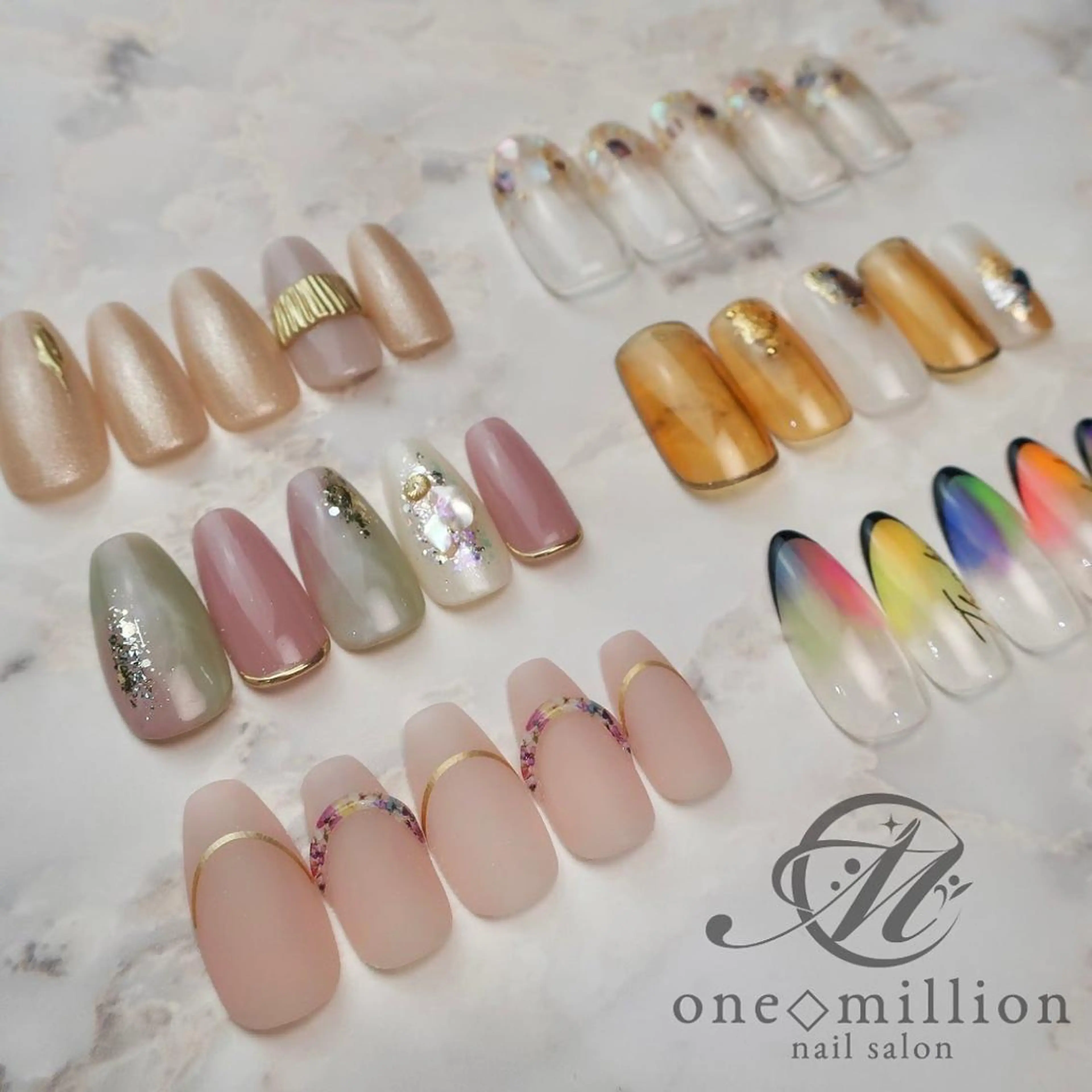 ネイル nail salon ワンミリオンのネイルデザイン