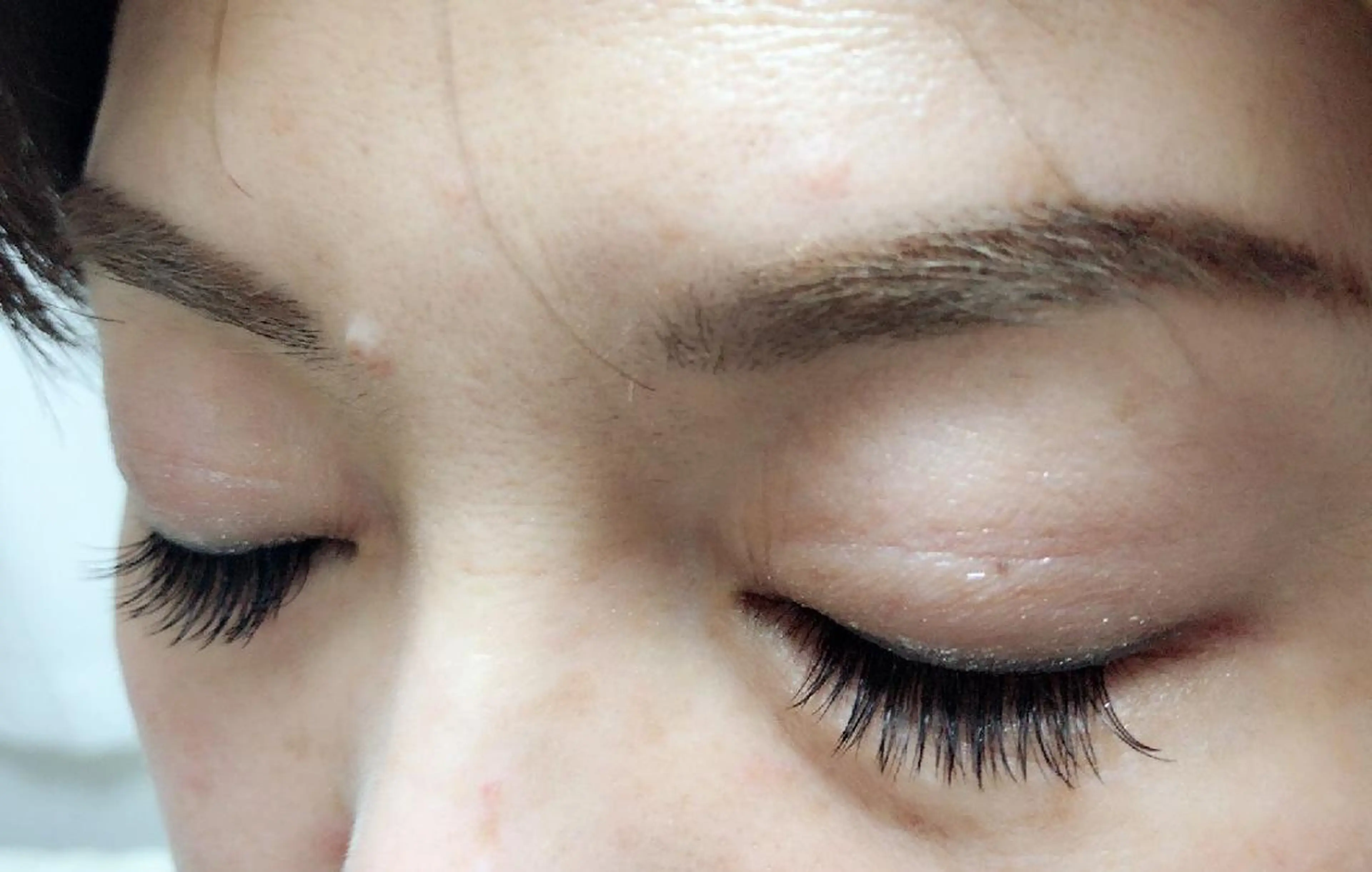 マツエク・マツパ 付け放題 フラットラッシュ ナチュラル 下まつげエクステ 一重×まつ毛パーマ 吉岡 ゆうなのマツエク・マツパデザイン