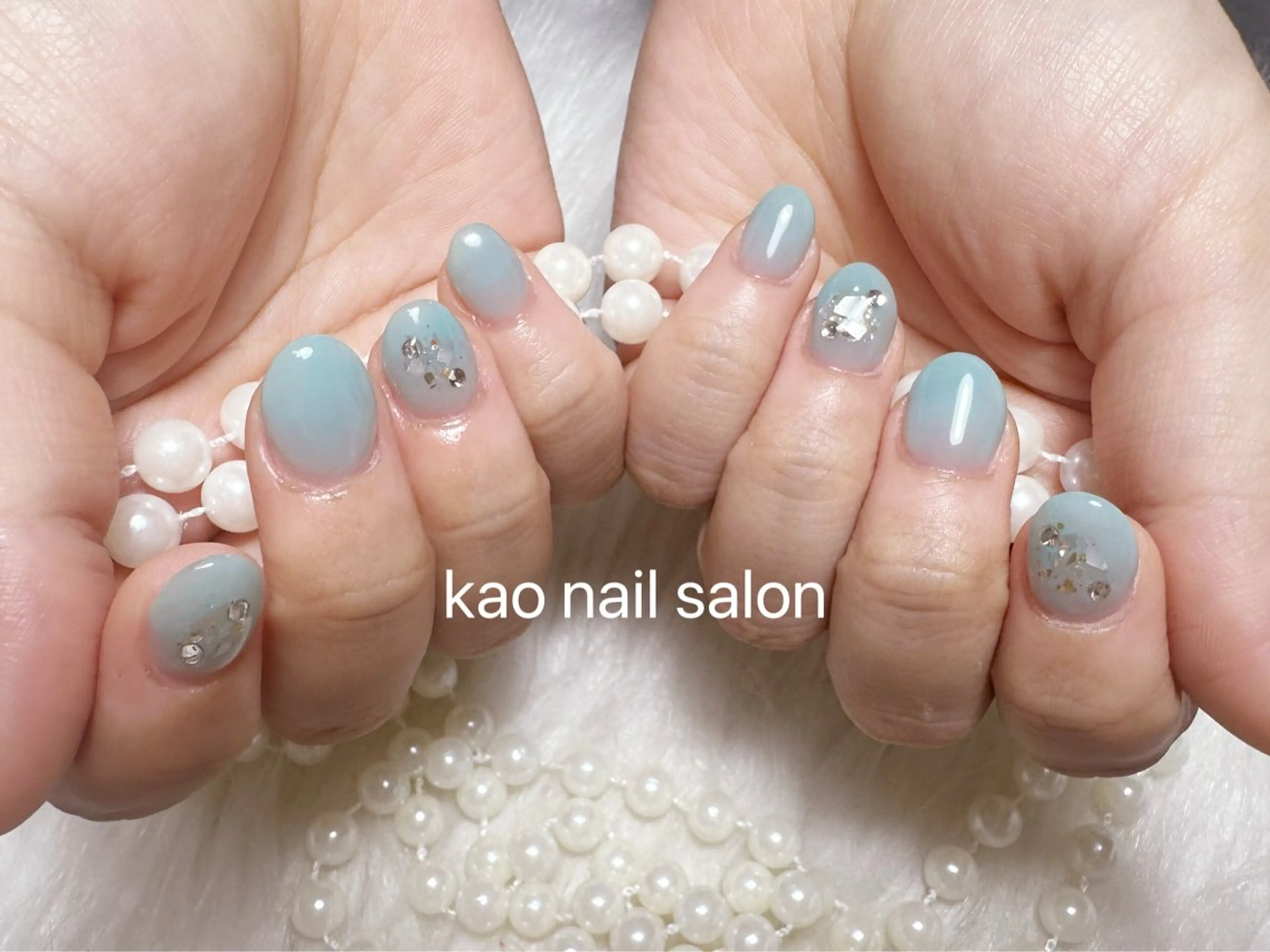 ネイル ハンドネイル kao nail マグネット/長さだしのネイルデザイン