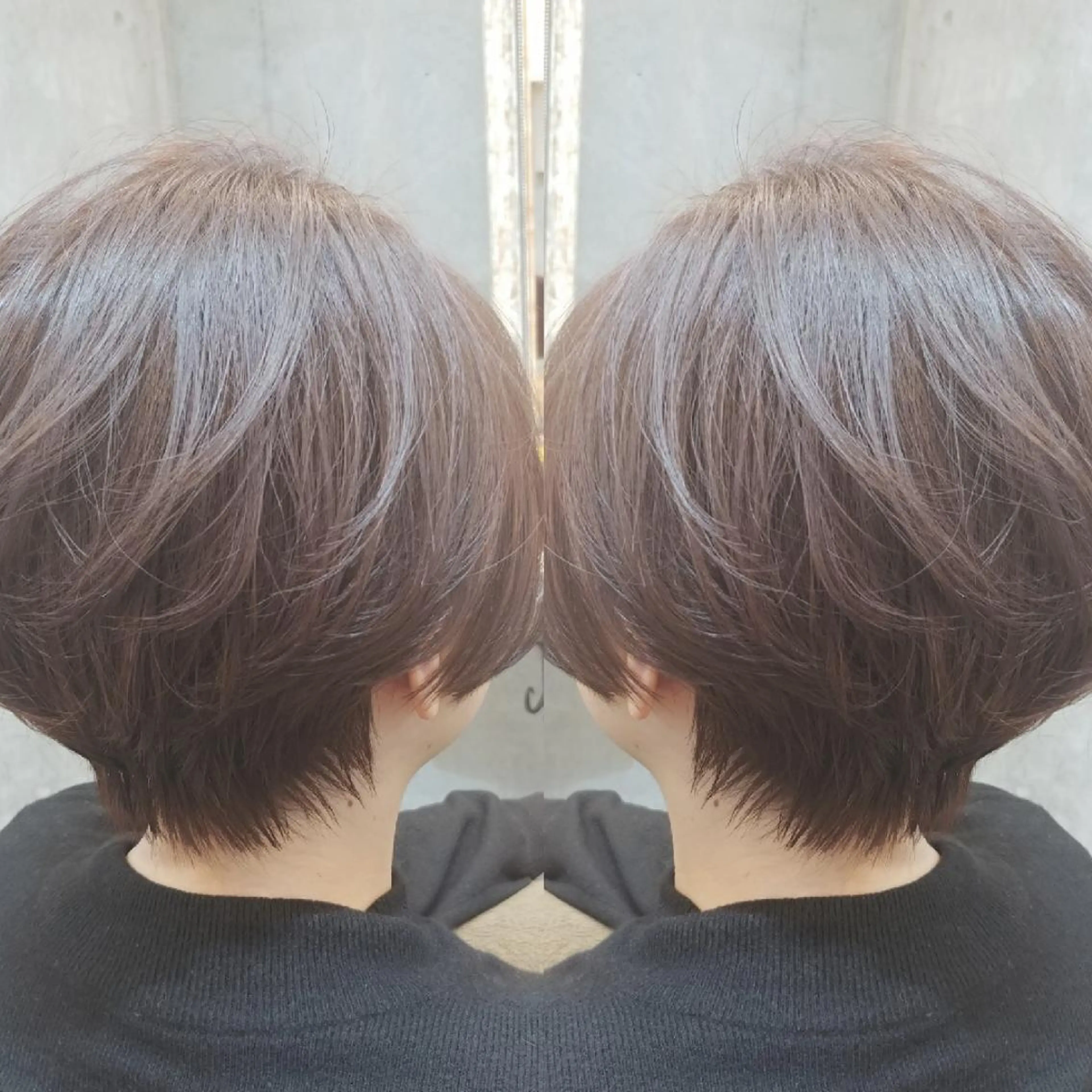 ショート カラー パーマ ヘアアレンジ 6月オープン♪豊見城 Lodattu✁清水のヘアスタイル