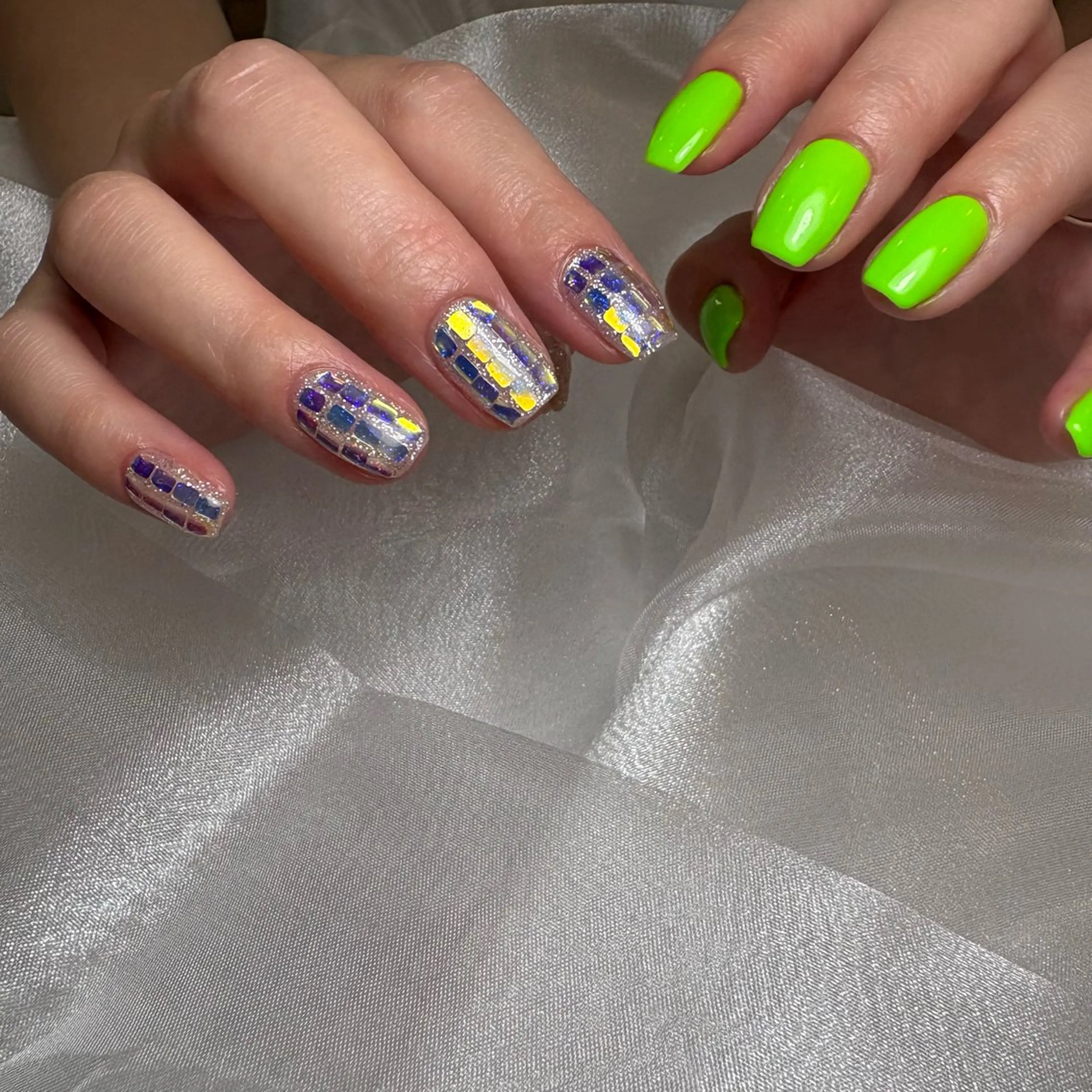 ネイル 持ち込み lieu pre💚 yamadaのネイルデザイン