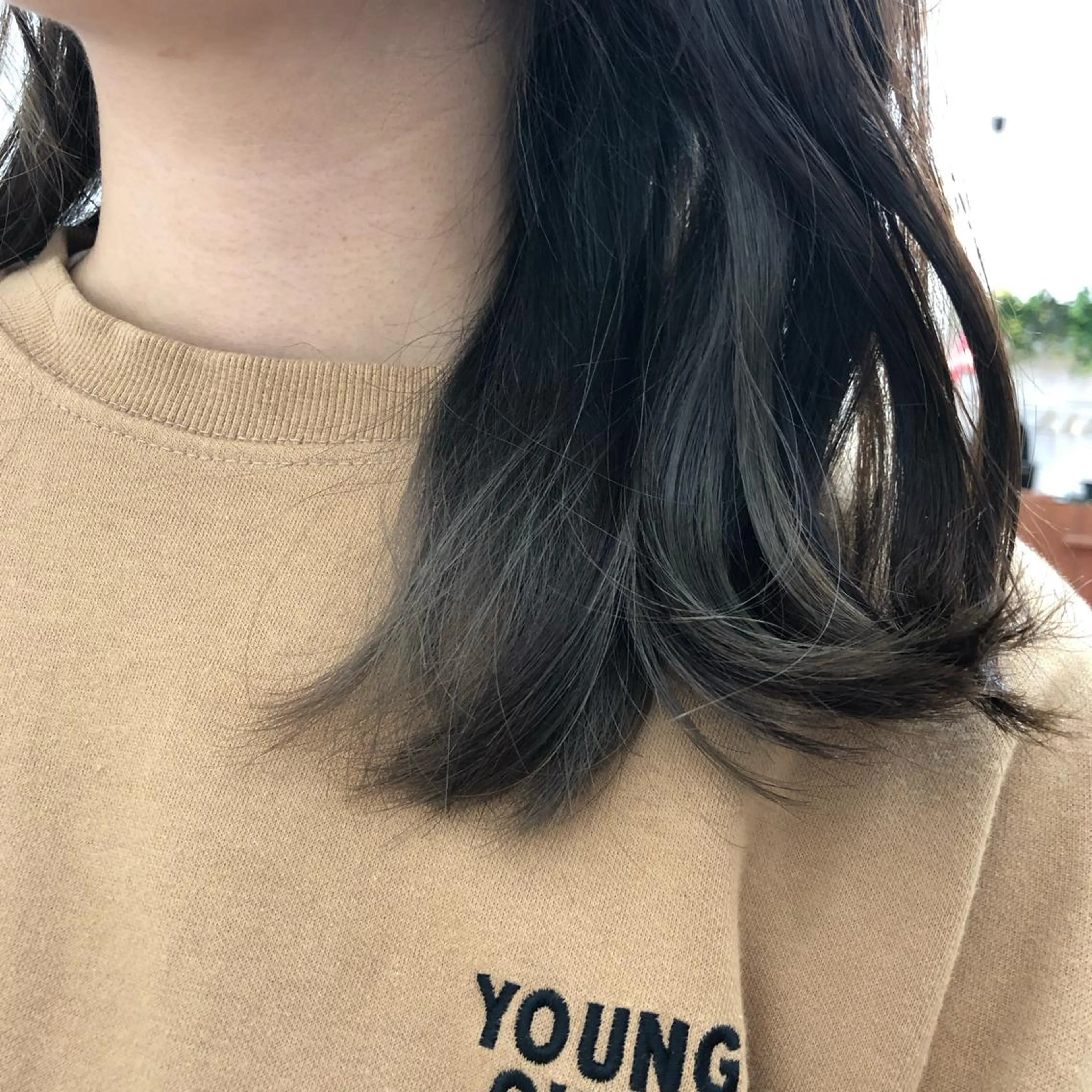 セミロング カラー ヘアカラー ショート 嶋津祥希のヘアスタイル