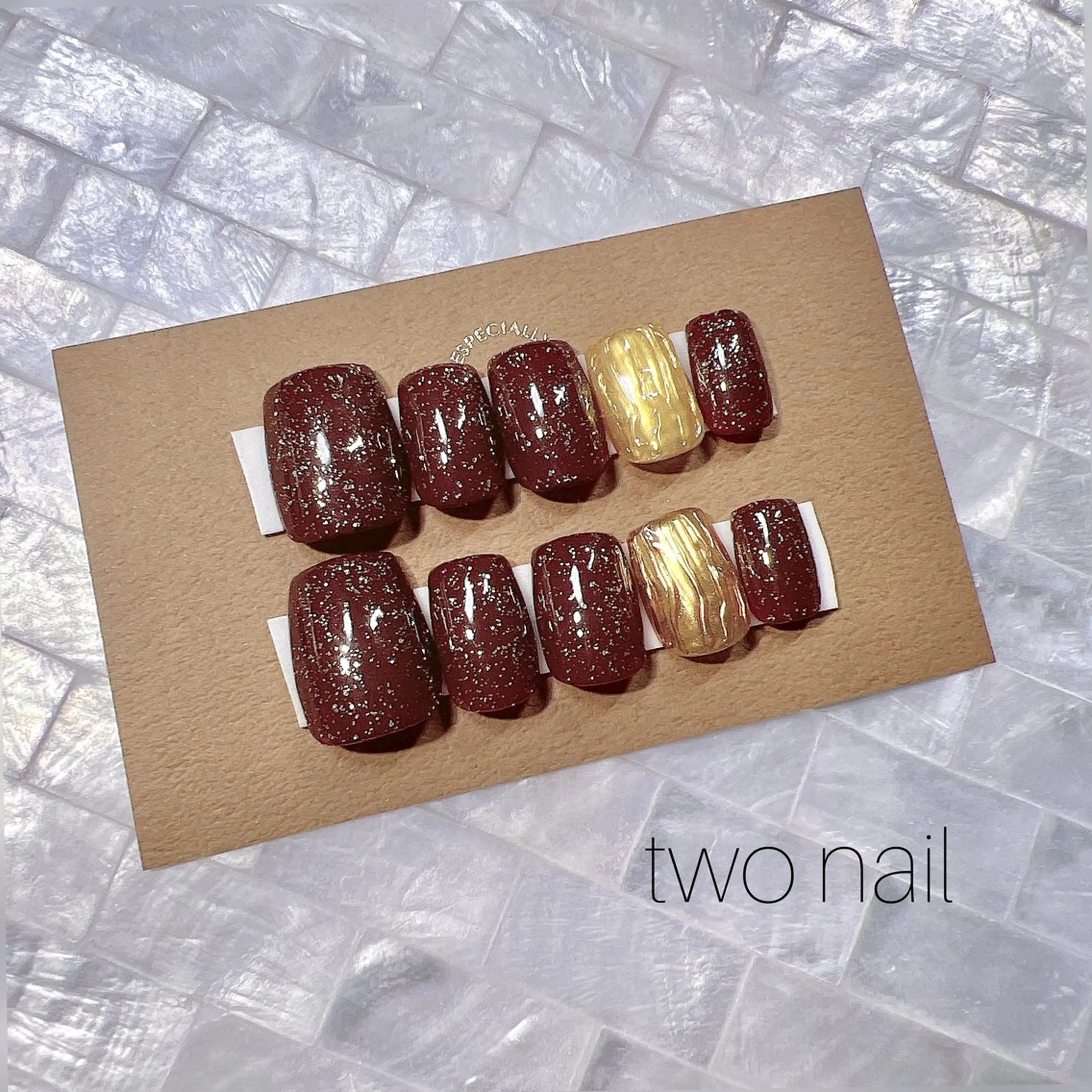 ネイル ネイルチップ ホワイト その他(ネイル) two nailのネイルデザイン