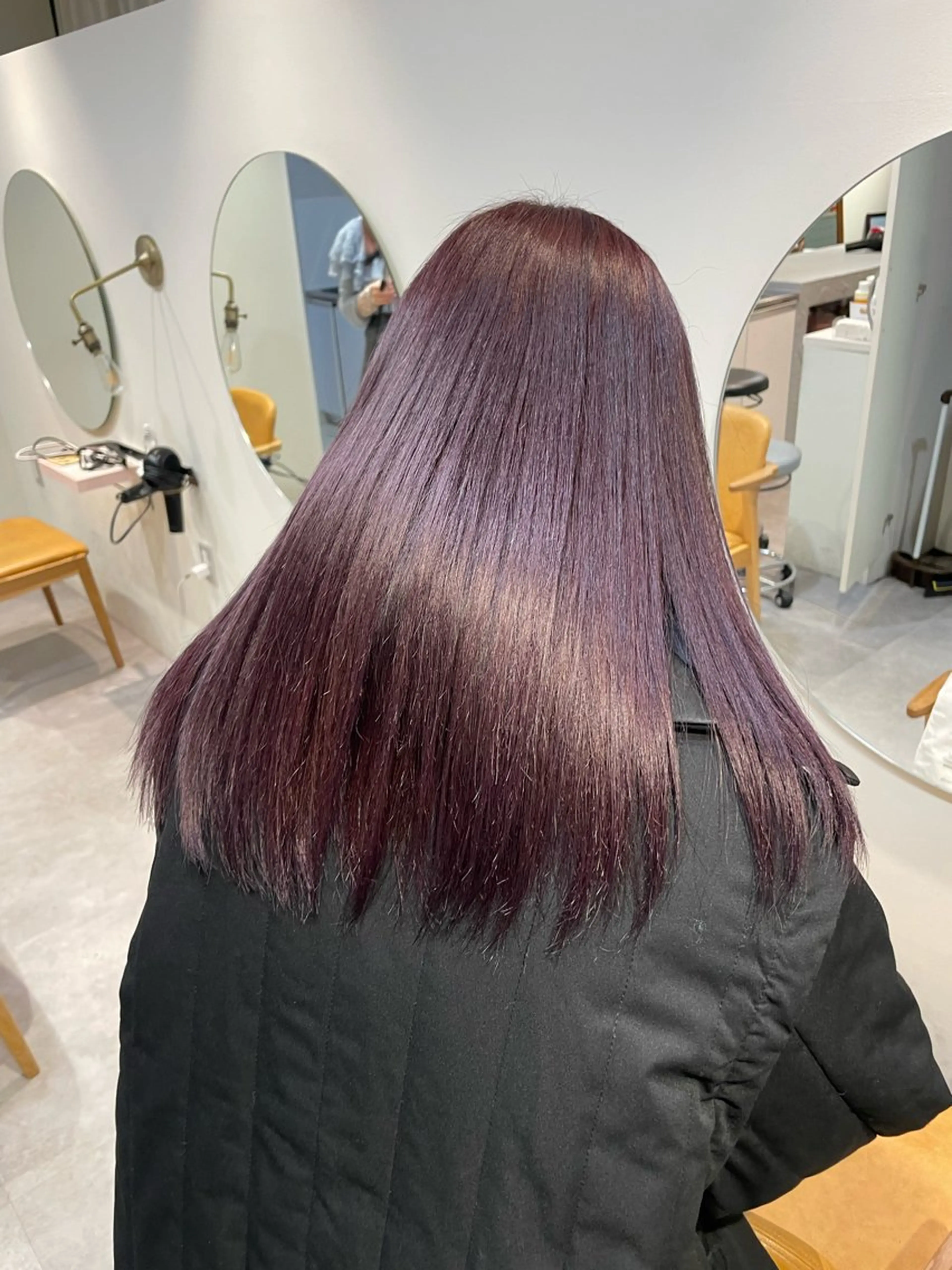 ロング カラー HANAME 原宿美容室のヘアスタイル