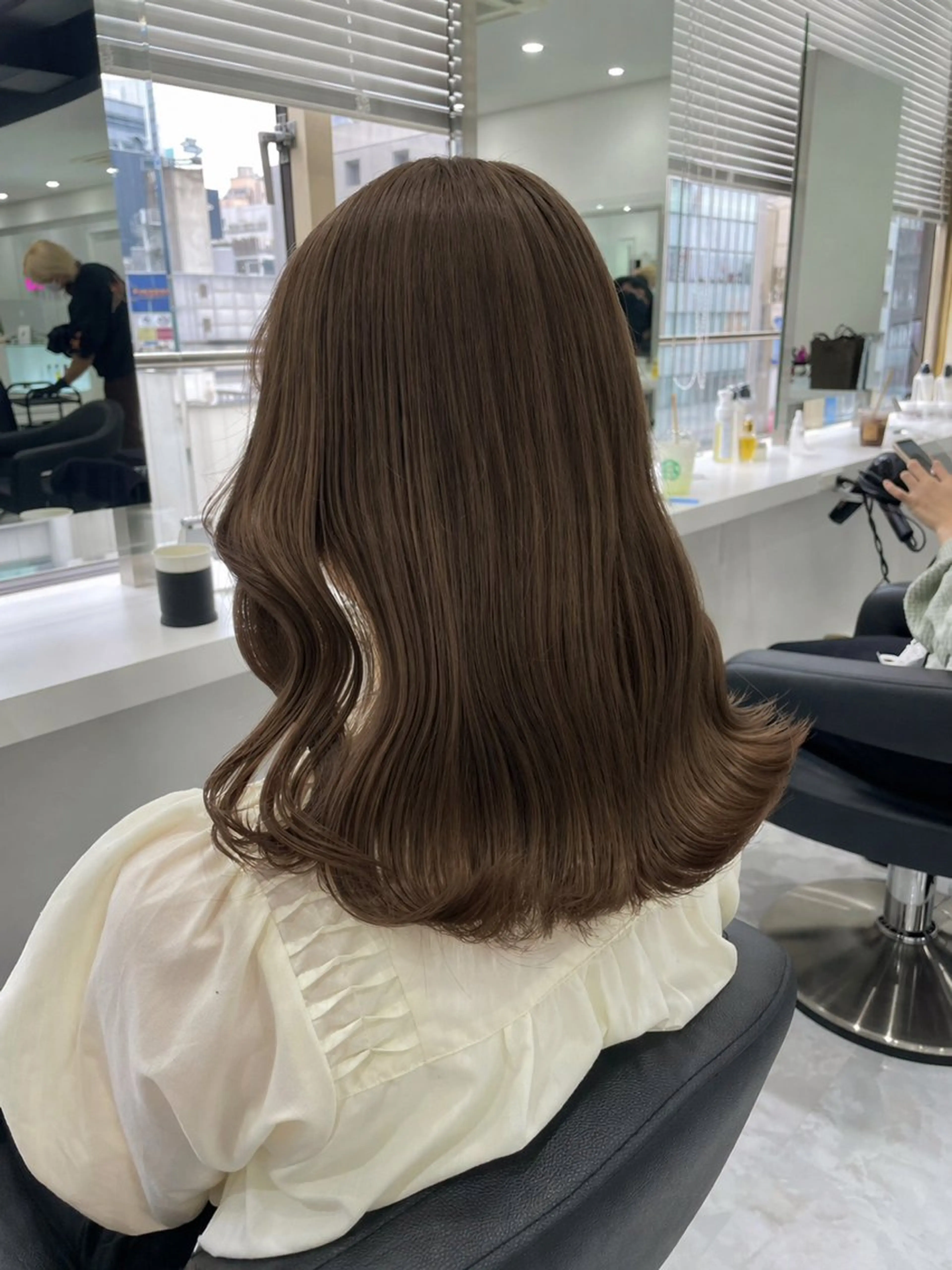 ロング カラー ヘアカラー トリートメント ヘッドスパ y2k✩︎⡱レイヤー ウルフ/オリーブ🍀のヘアスタイル