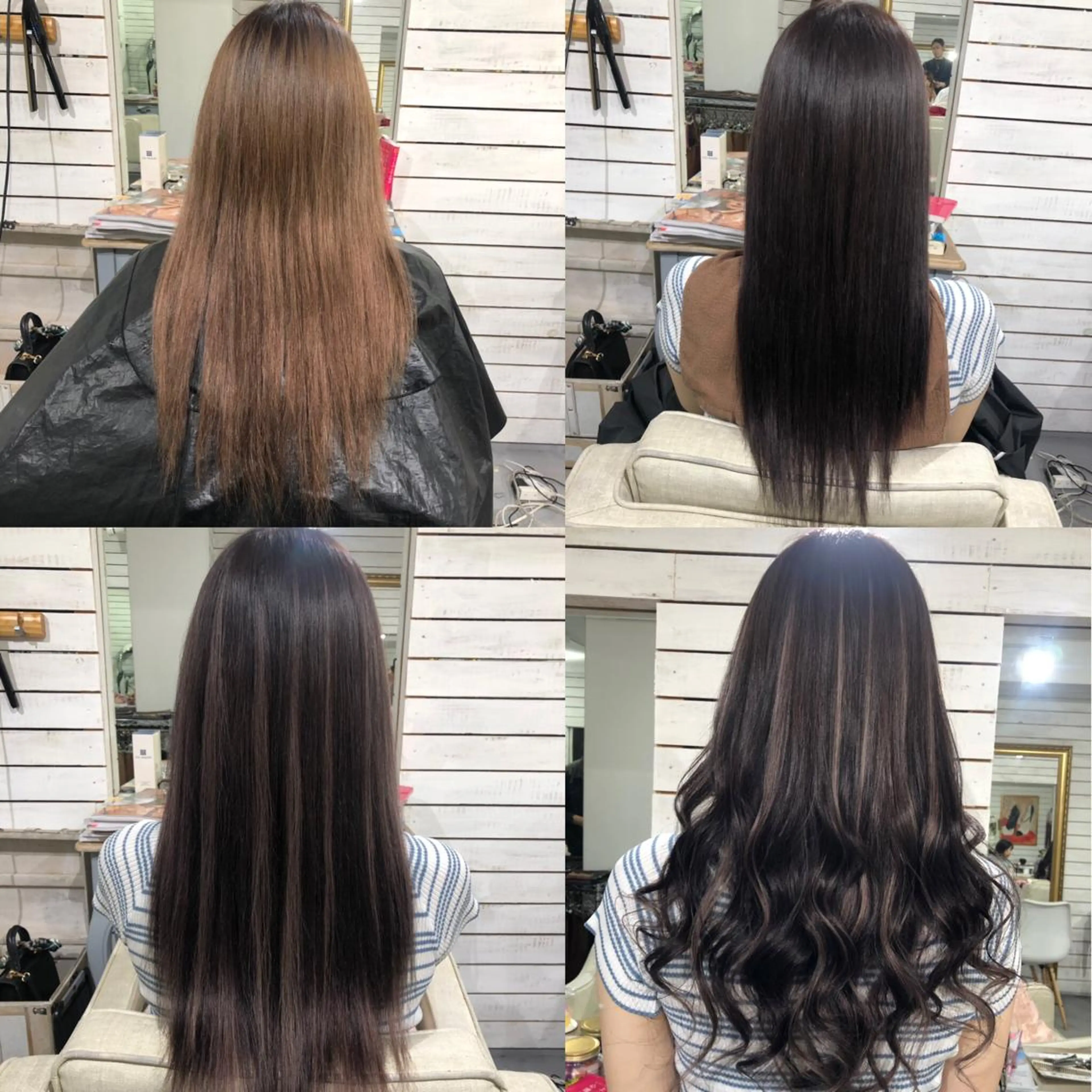 ロング カラー シールエクステ ハイライトカラー エクステ ハイライト ヘアカラー エクステ 🦋美髪／エクステ 🦋アベイクミのヘアスタイル