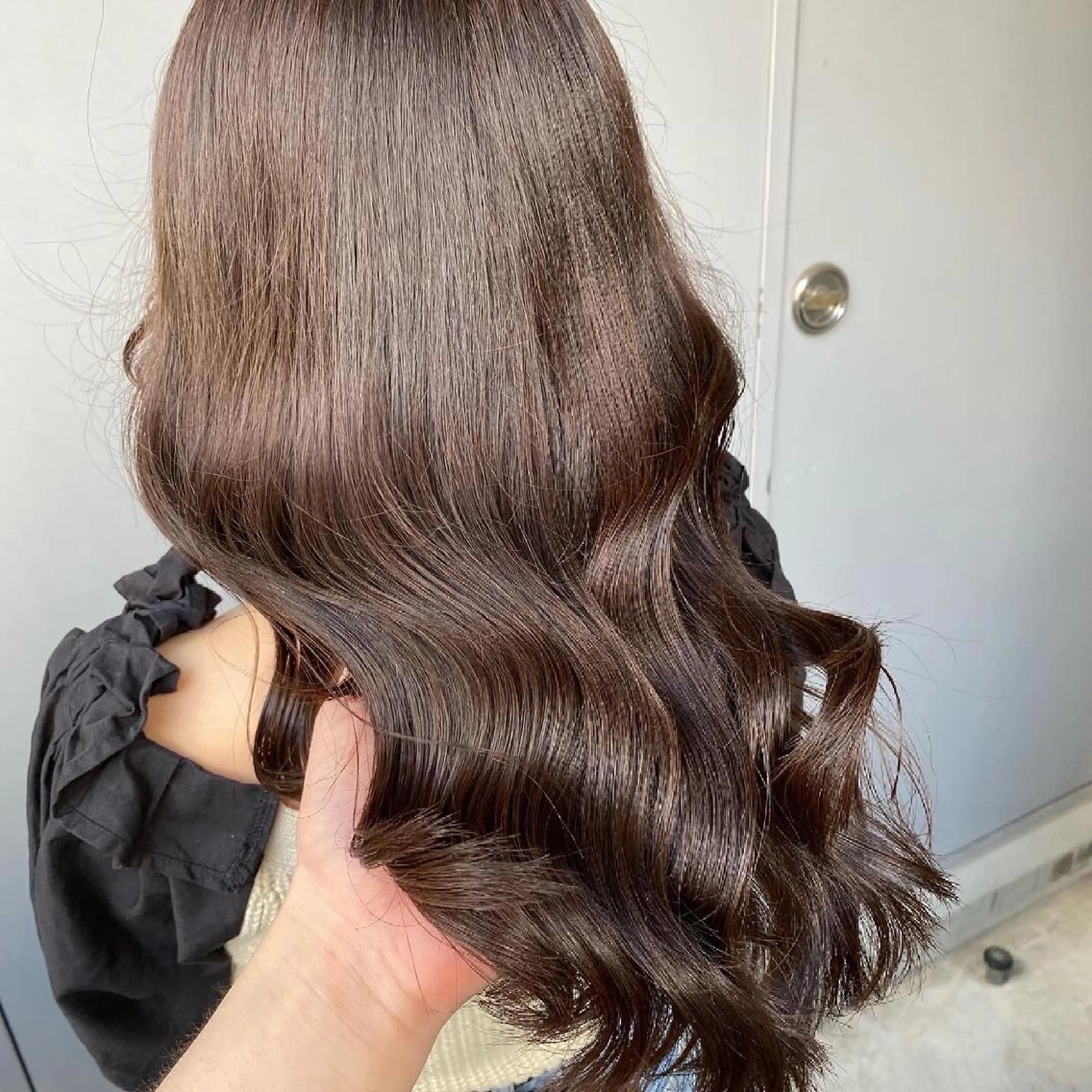 ロング カラー ヘアアレンジ スパイキー/フェザー /波巻き/かいとのヘアスタイル