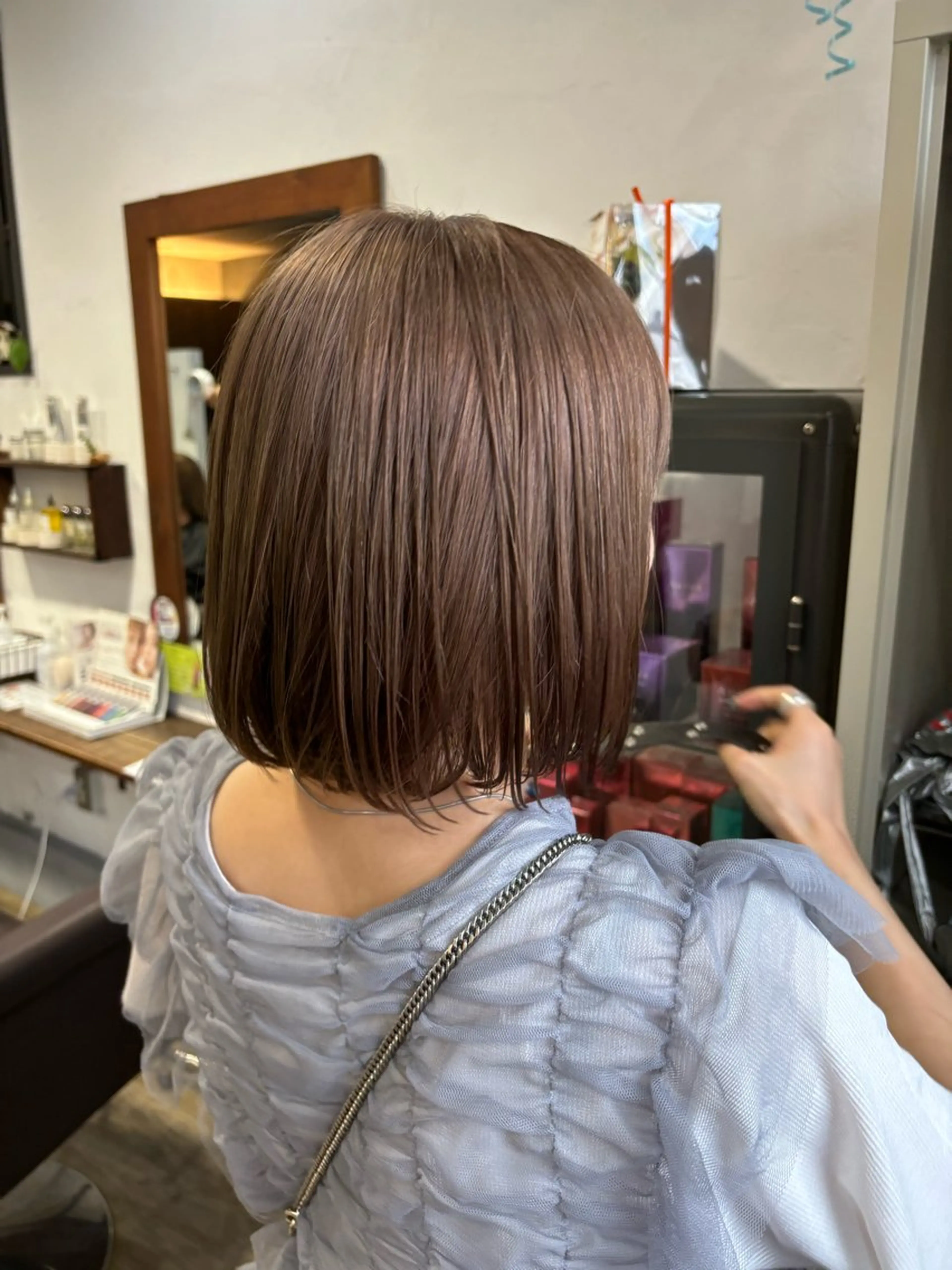 カラー なかじま ゆきのヘアスタイル