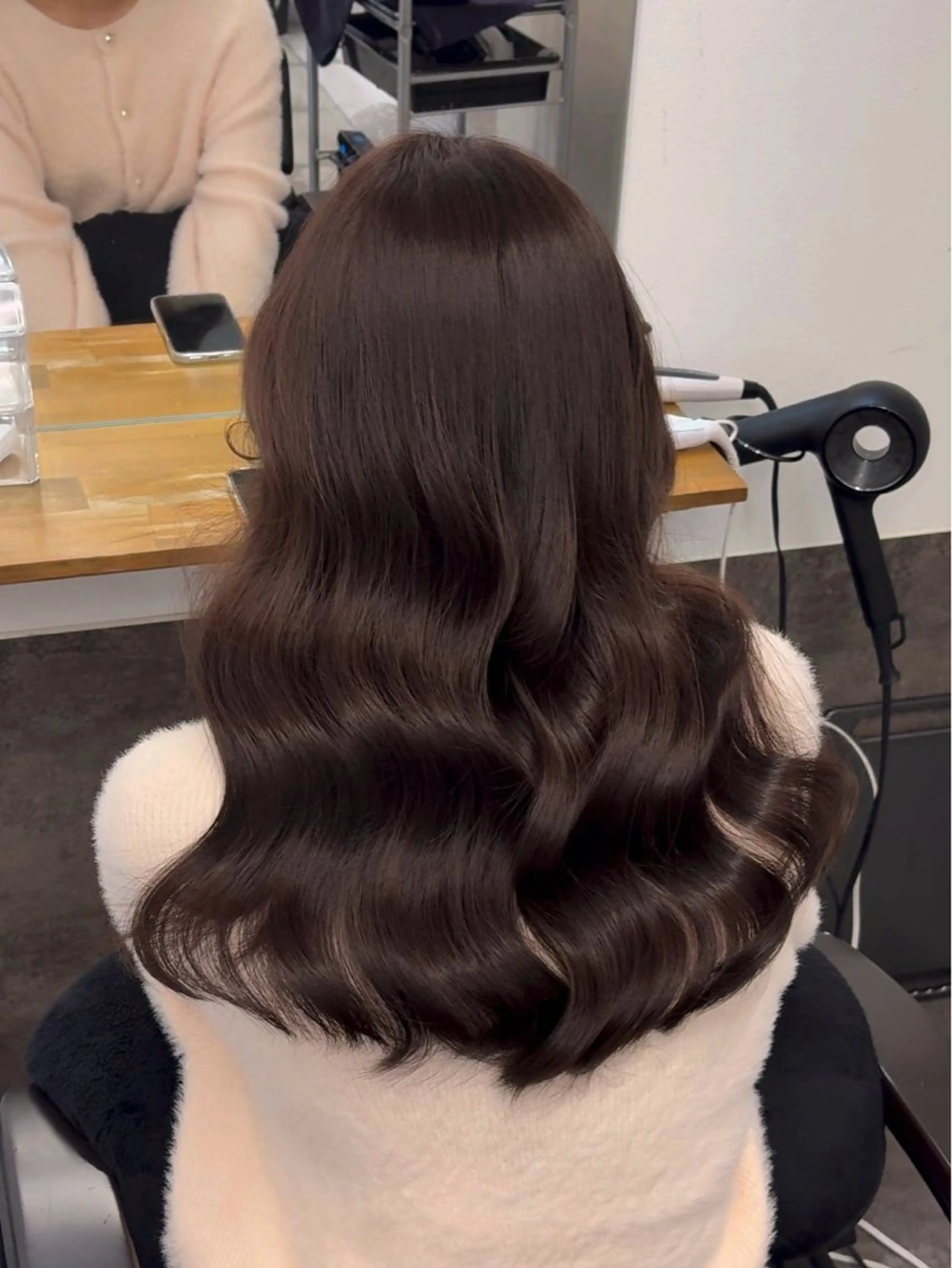 カラー ブリーチ ブラウンカラー ブリーチなしカラー ヘアカラー 🩵福岡ブリーチなし レイヤー/紫音🩵のヘアスタイル