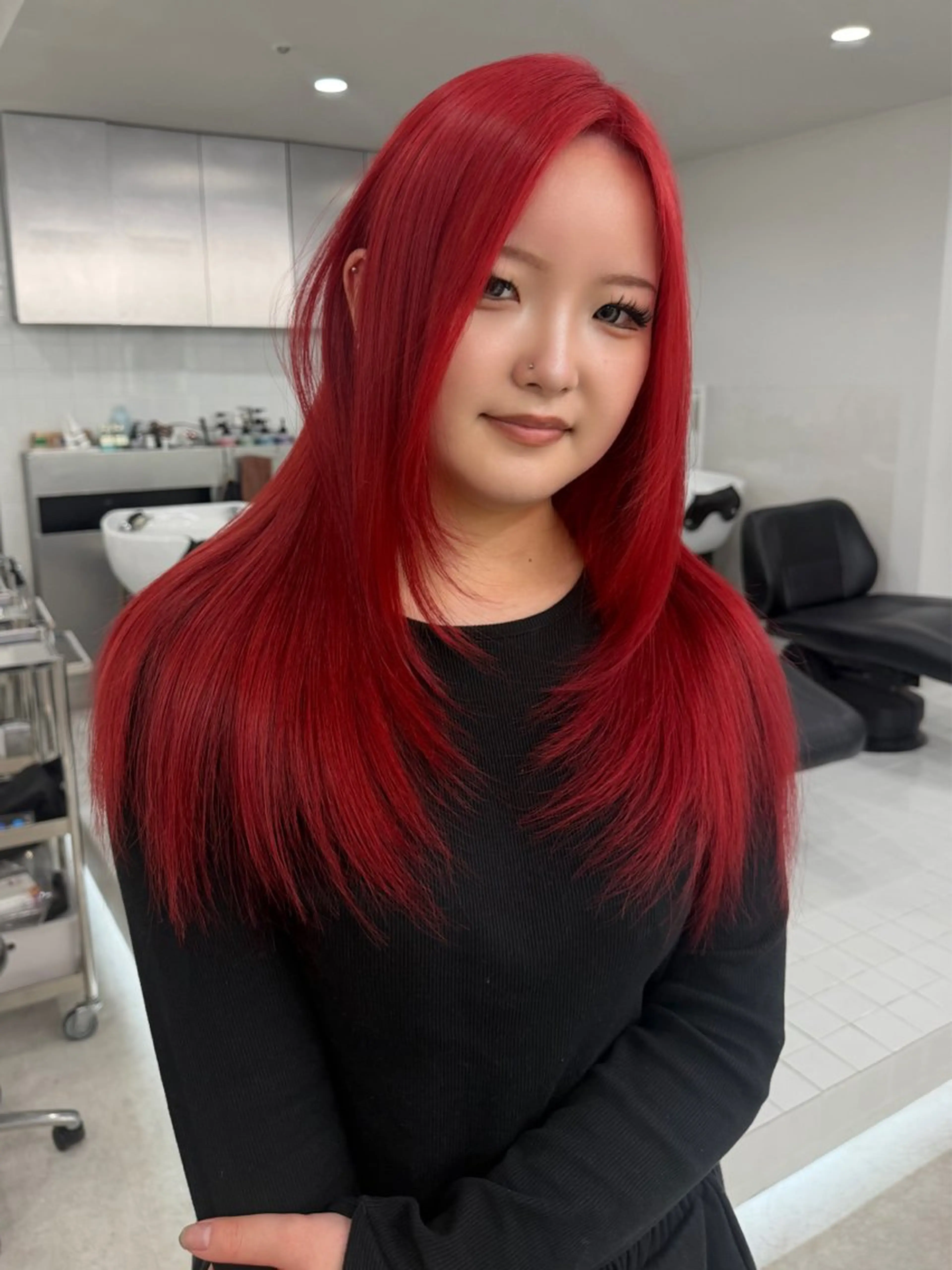 ロング カラー ヘアカラー 大阪梅田/ イマムラミヅキのヘアスタイル