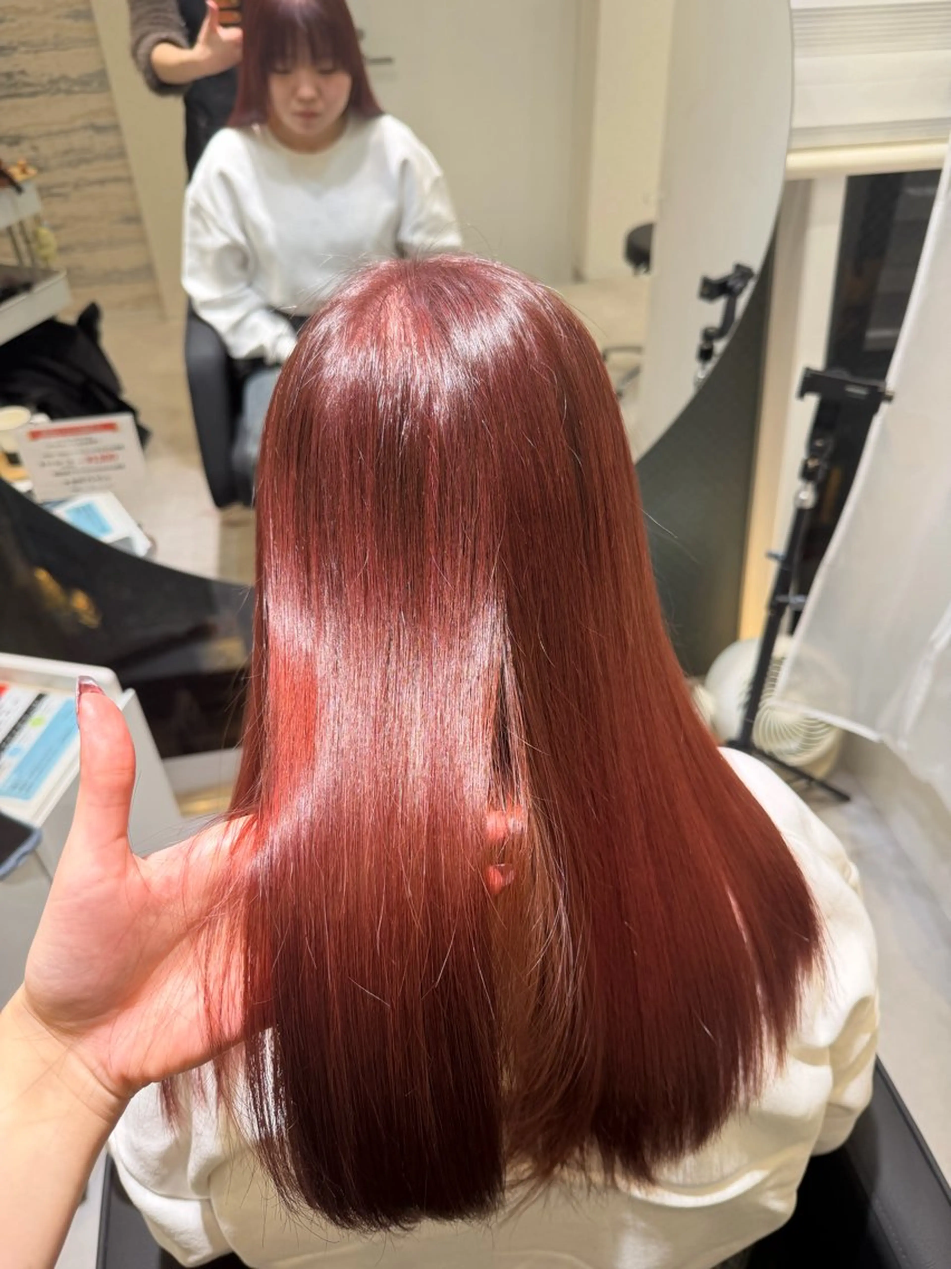 ロング カラー ヘアカラー トリートメント IENA髪質改善 honokaのヘアスタイル