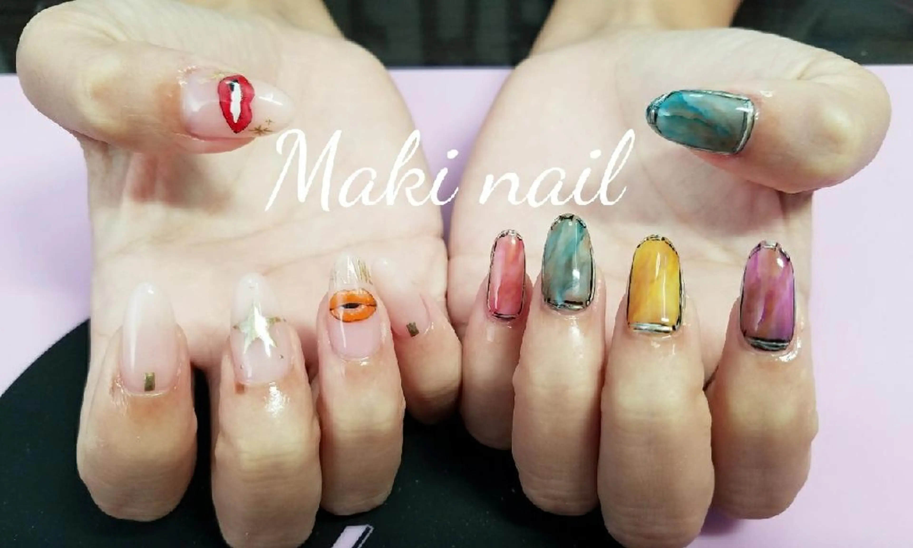 ネイル ショート スカルプネイル   MAKI NAILのネイルデザイン