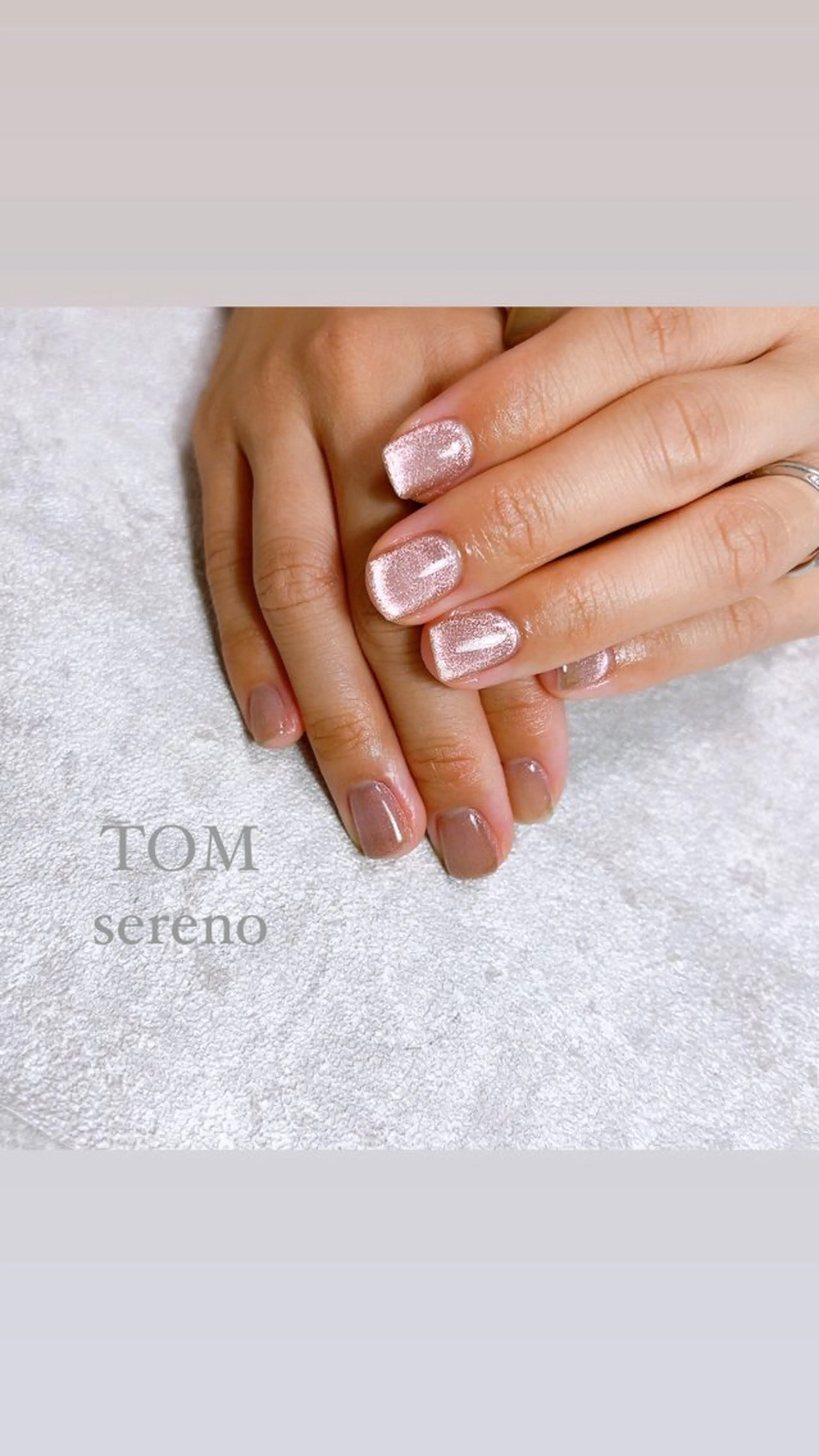 ネイル マグネットネイル ハンドネイル TOM serenoのネイルデザイン