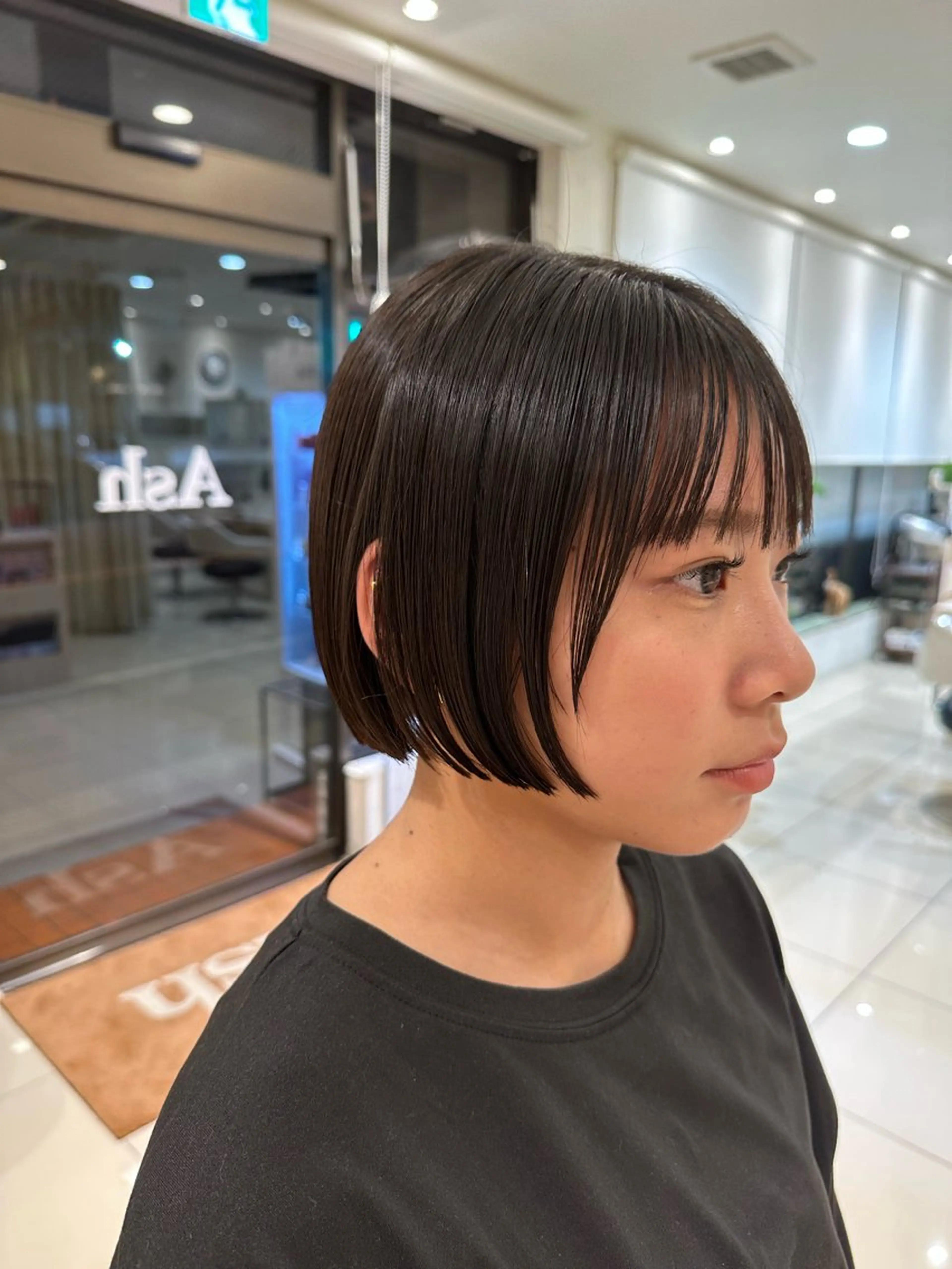 【 暗染めカラー🎵🩶 】 ワンカラーおしゃれ染めの写真