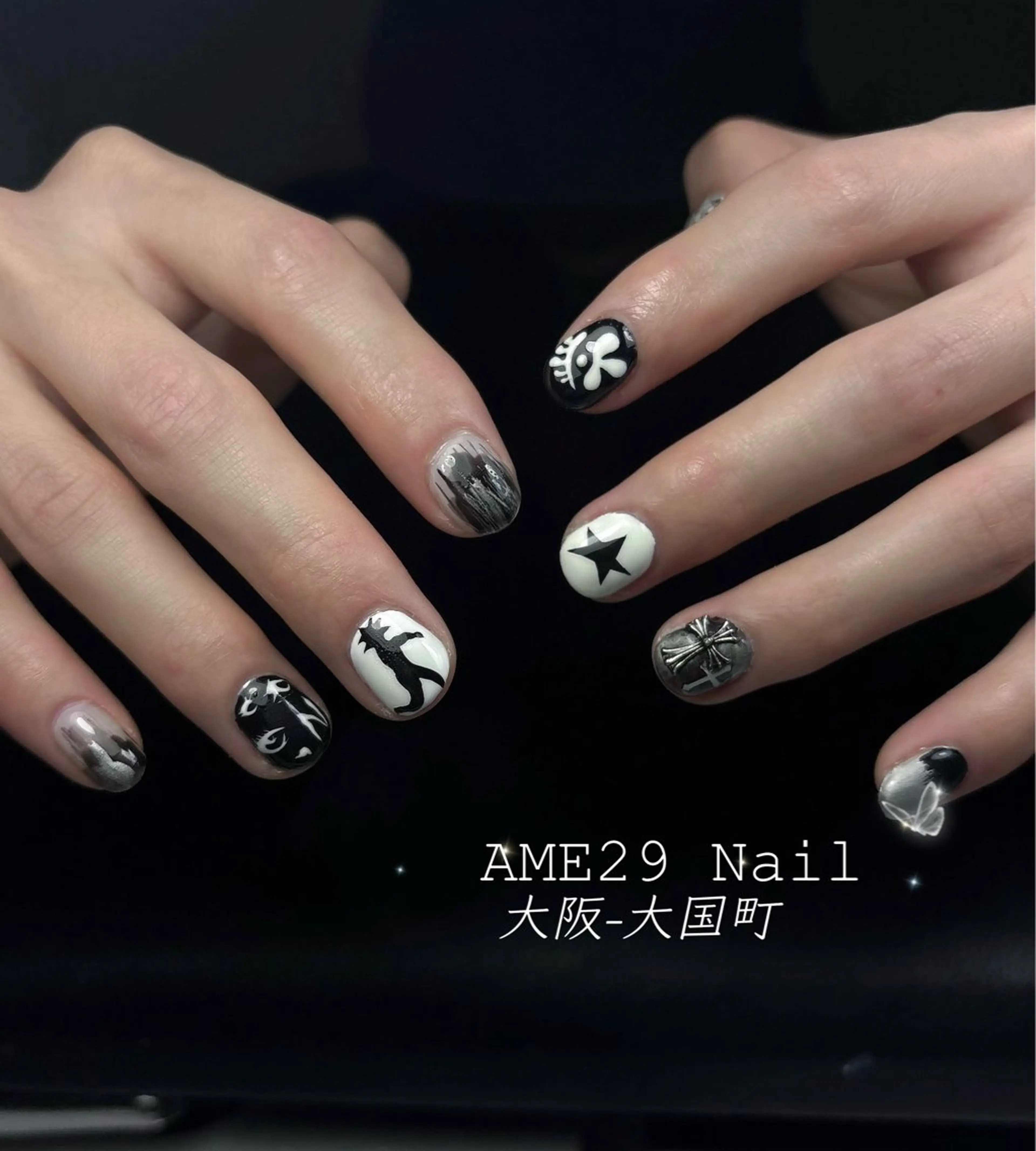 セミロング メンズ AME29 Nail ネイルサロンのネイルデザイン