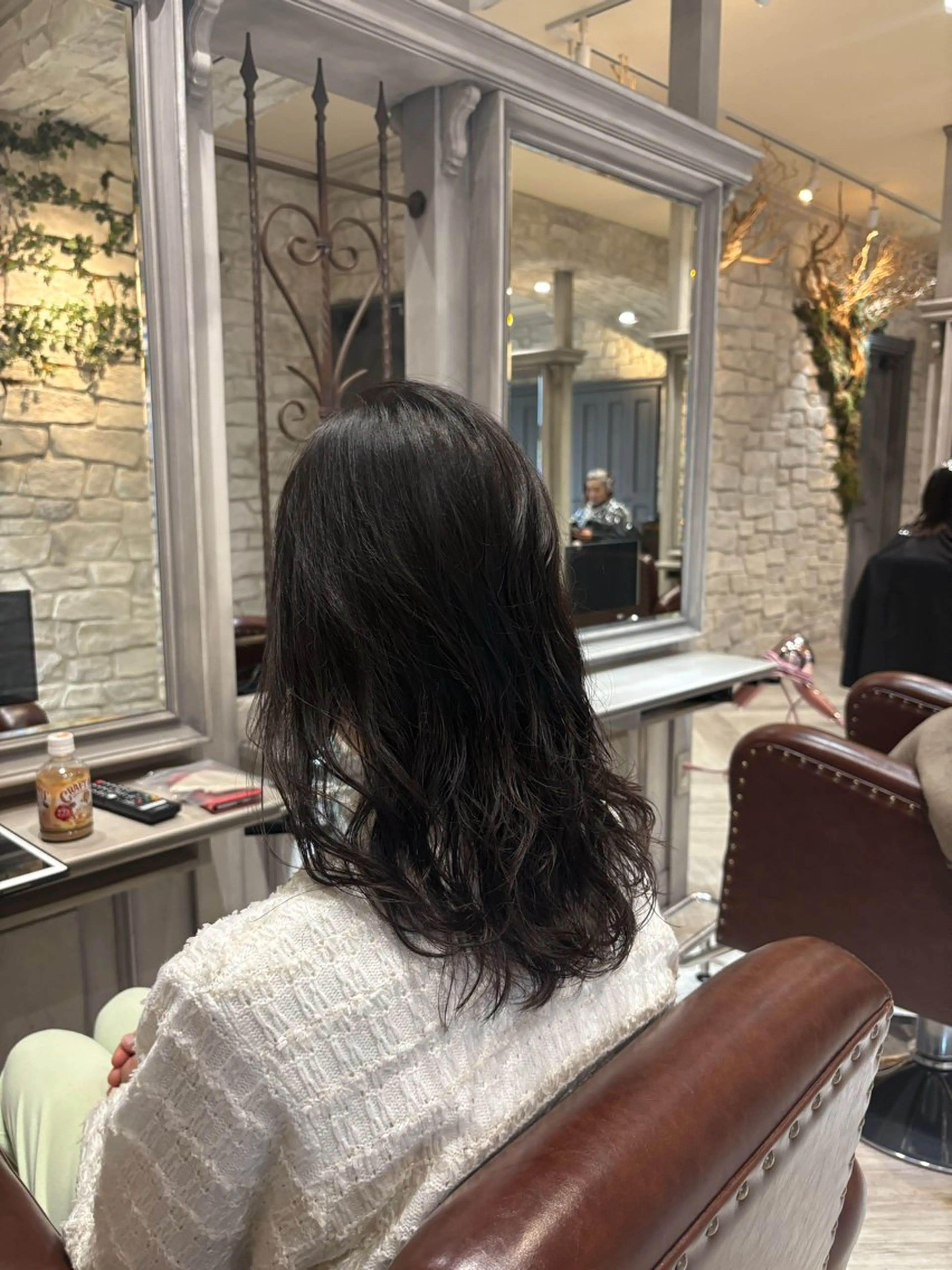 セミロング カット パーマ 🫧‪大滝 いくみ🌿辻堂のヘアスタイル