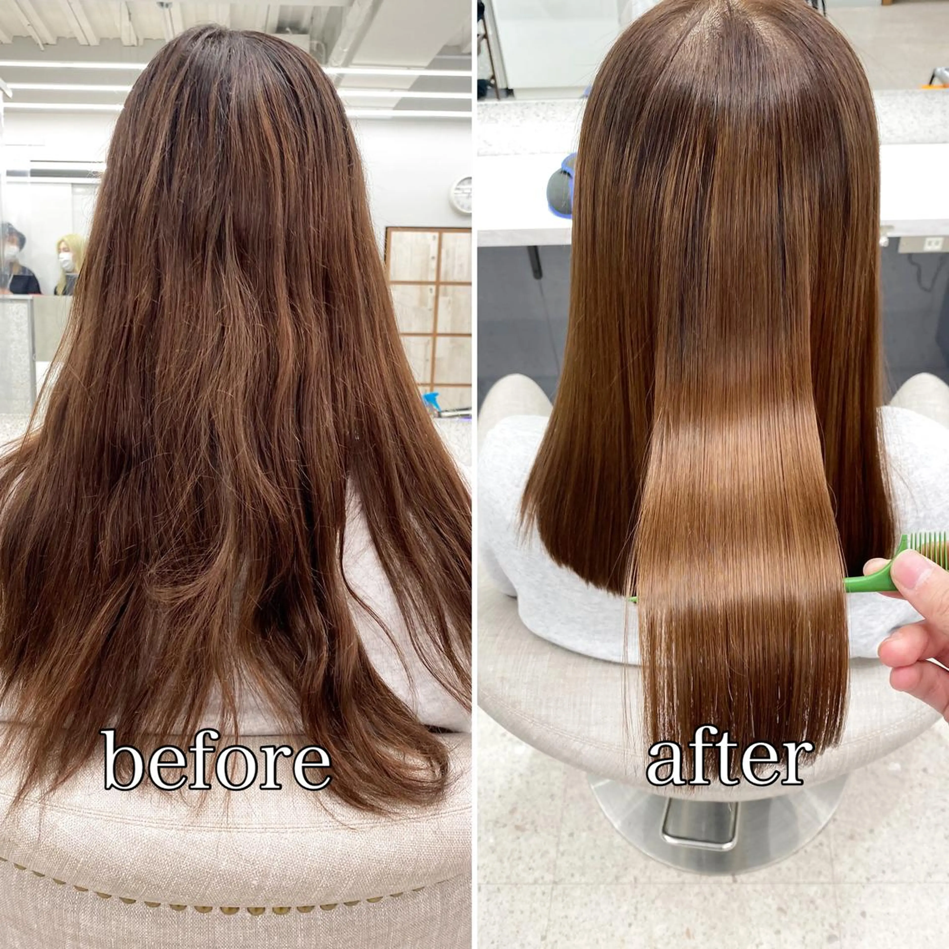 ロング レイヤーカット/ 髪質改善/羽柴りくのヘアスタイル