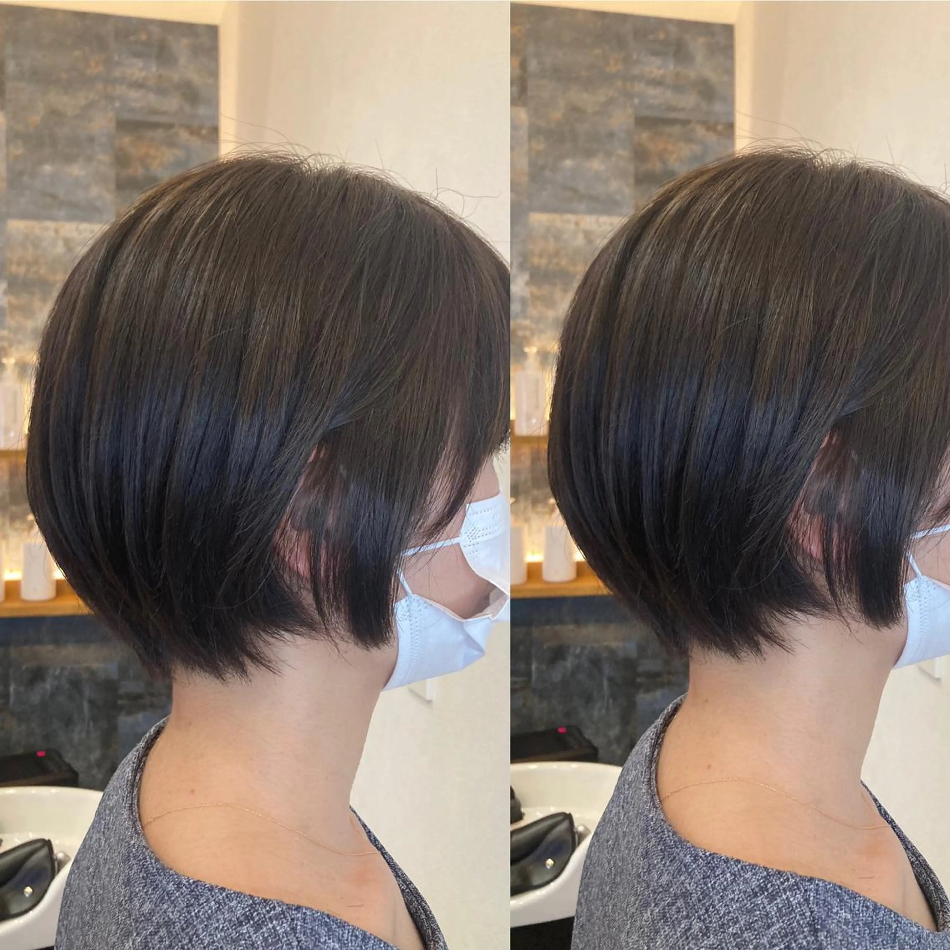 ショート 前田 加奈子のヘアスタイル