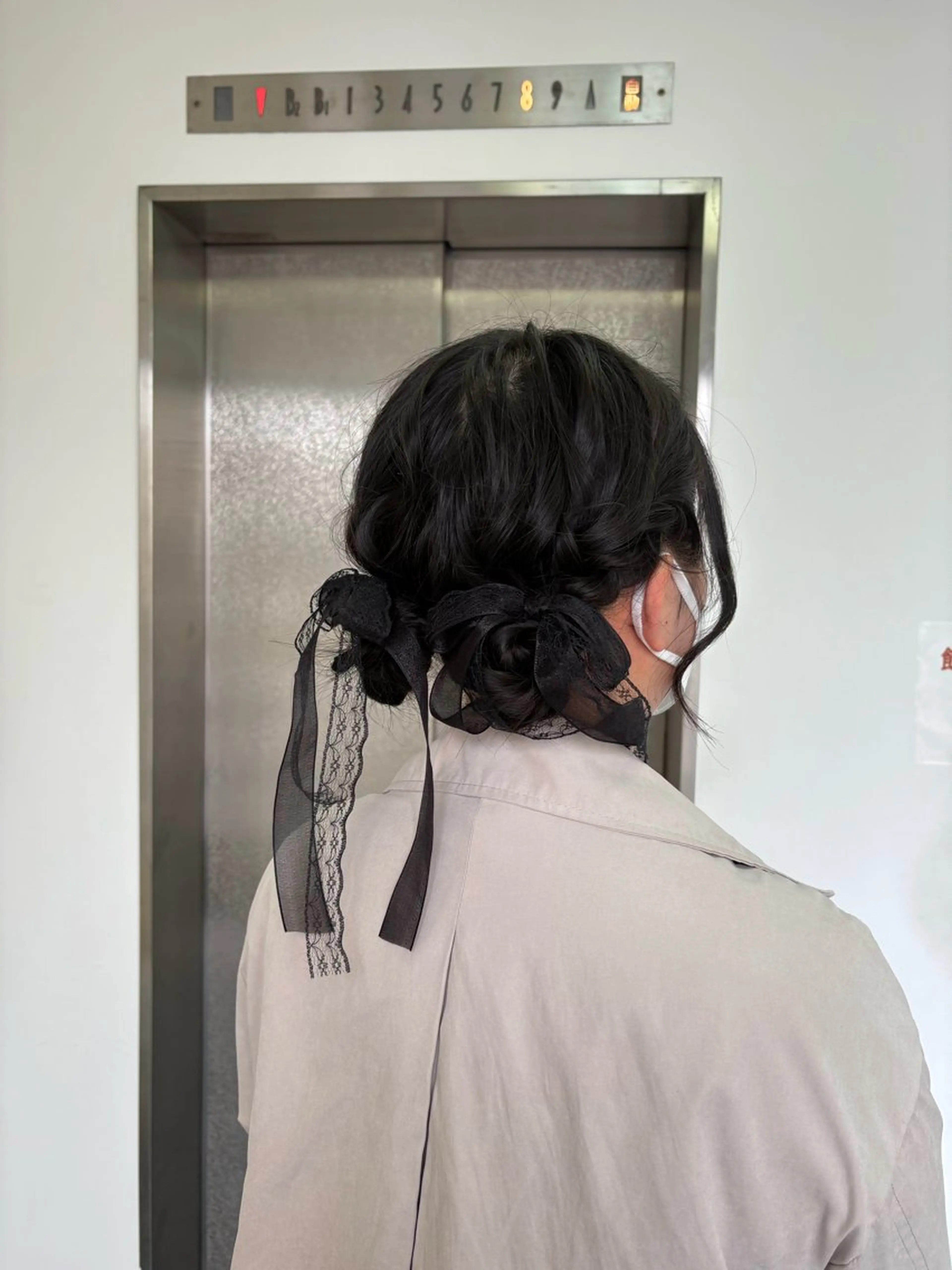 ショート ヘアアレンジ お団子ヘア saya （サヤ）のヘアスタイル