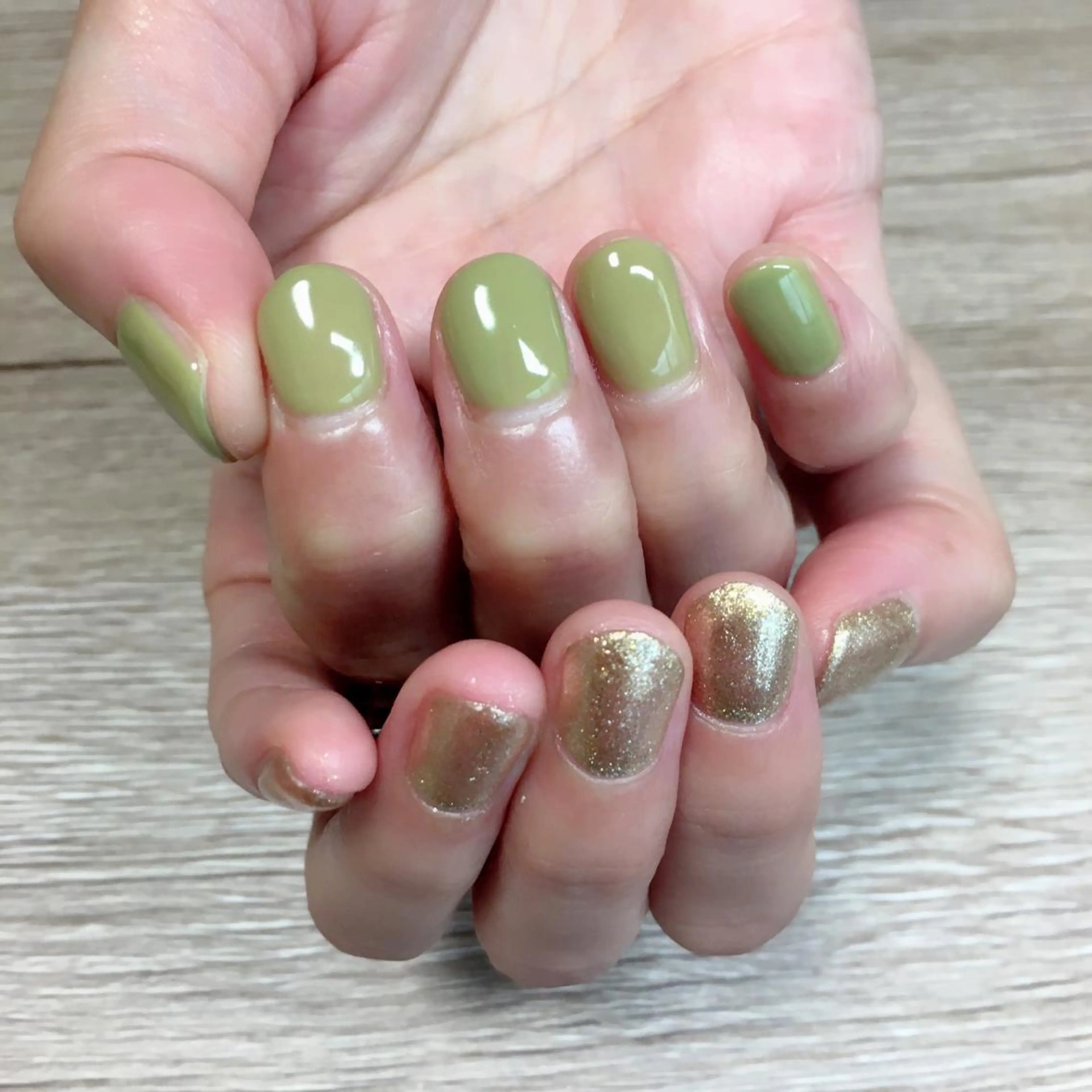 ネイル ワンカラーネイル 自爪育成/深爪矯正 mikiのネイルデザイン