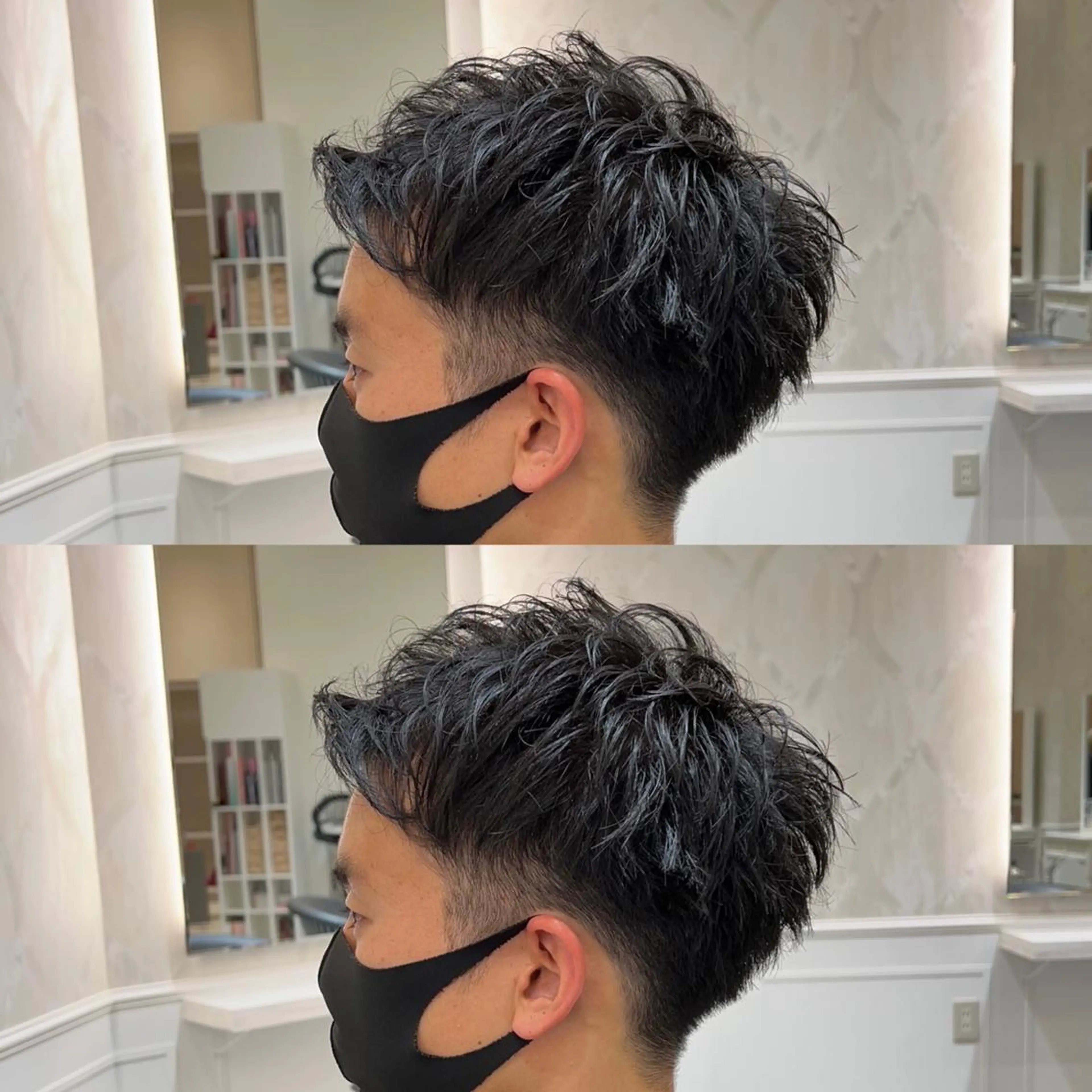 メンズ 北浜 カットモデル募集のヘアスタイル